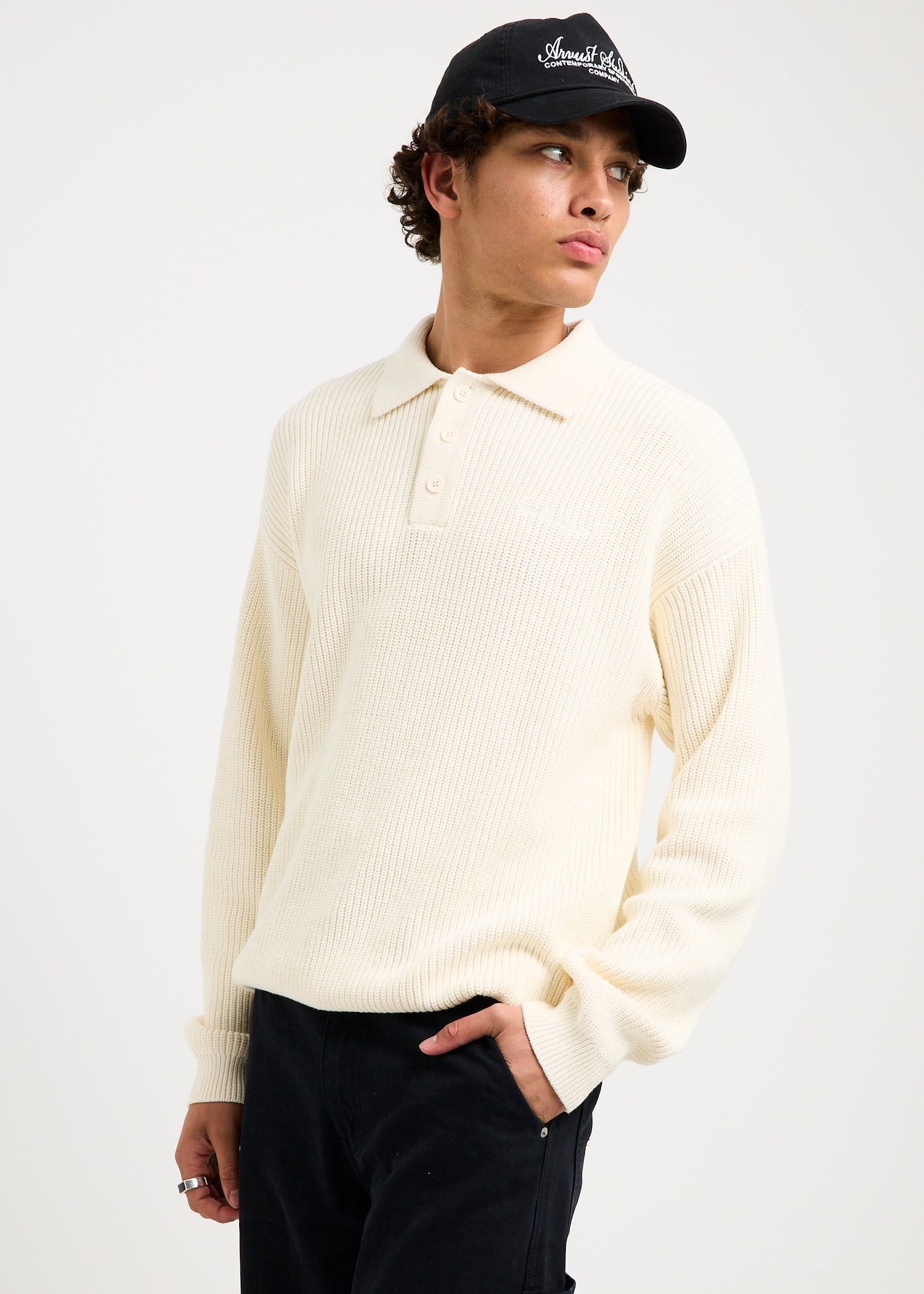 Location Knit Polo Shirt