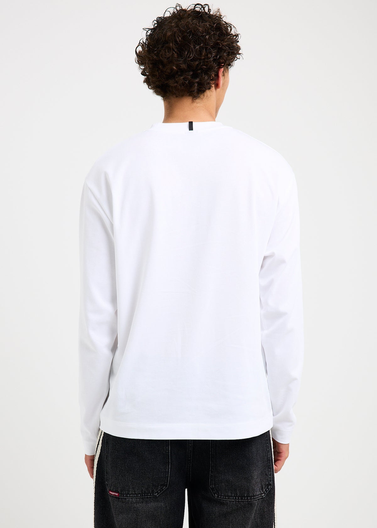 Illusion Long Sleeve Shirt WHITE