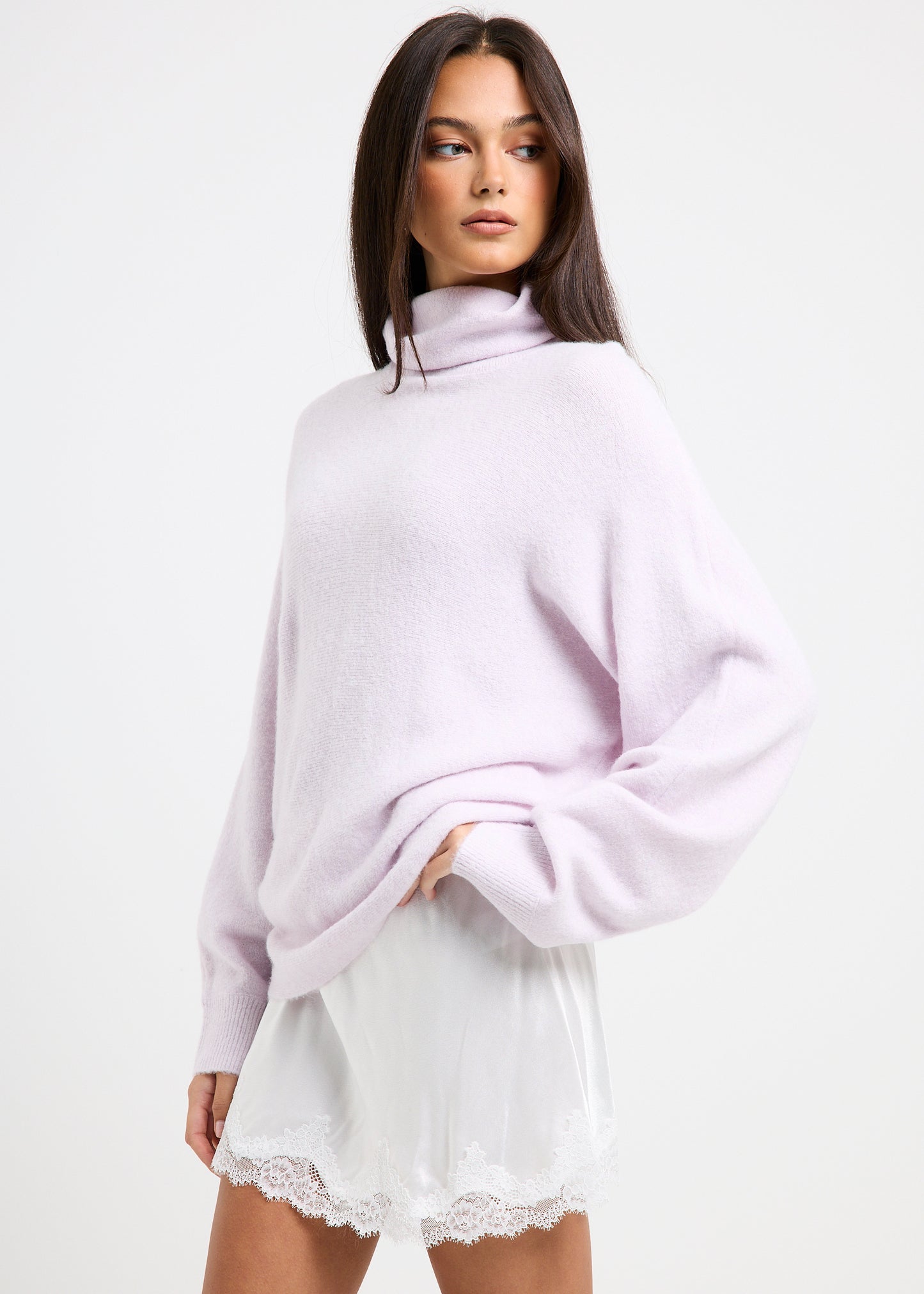 Anna Cowl Batwing Knit Jumper