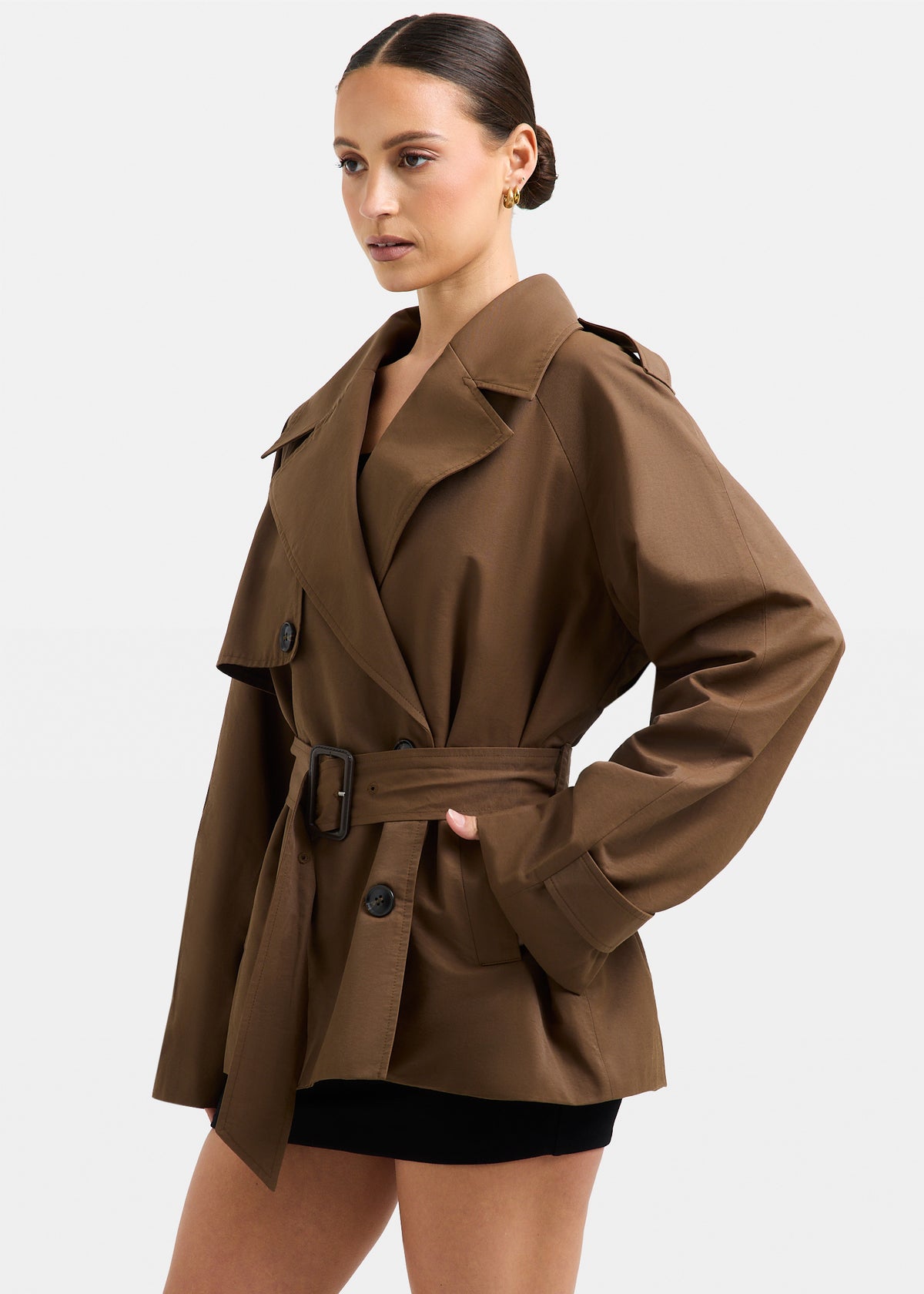 Tessa Cinched Trench Coat