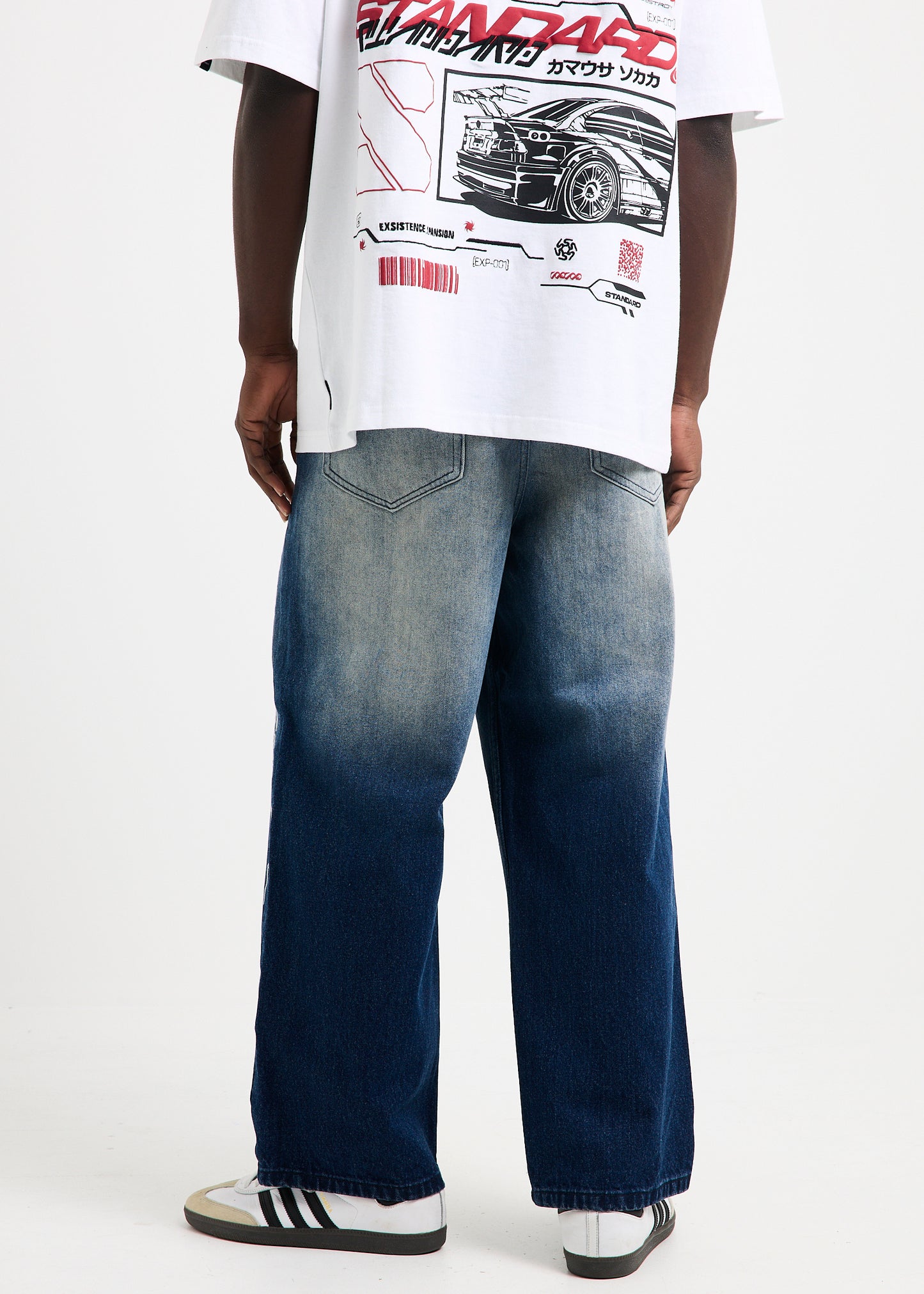 Cyber Script Denim Jeans