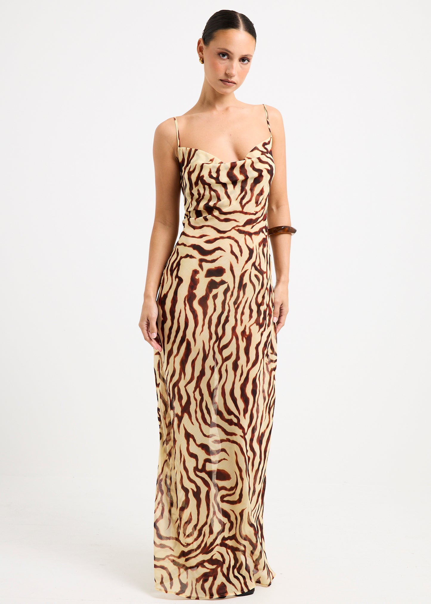 Linda Sheer Slip Maxi Dress