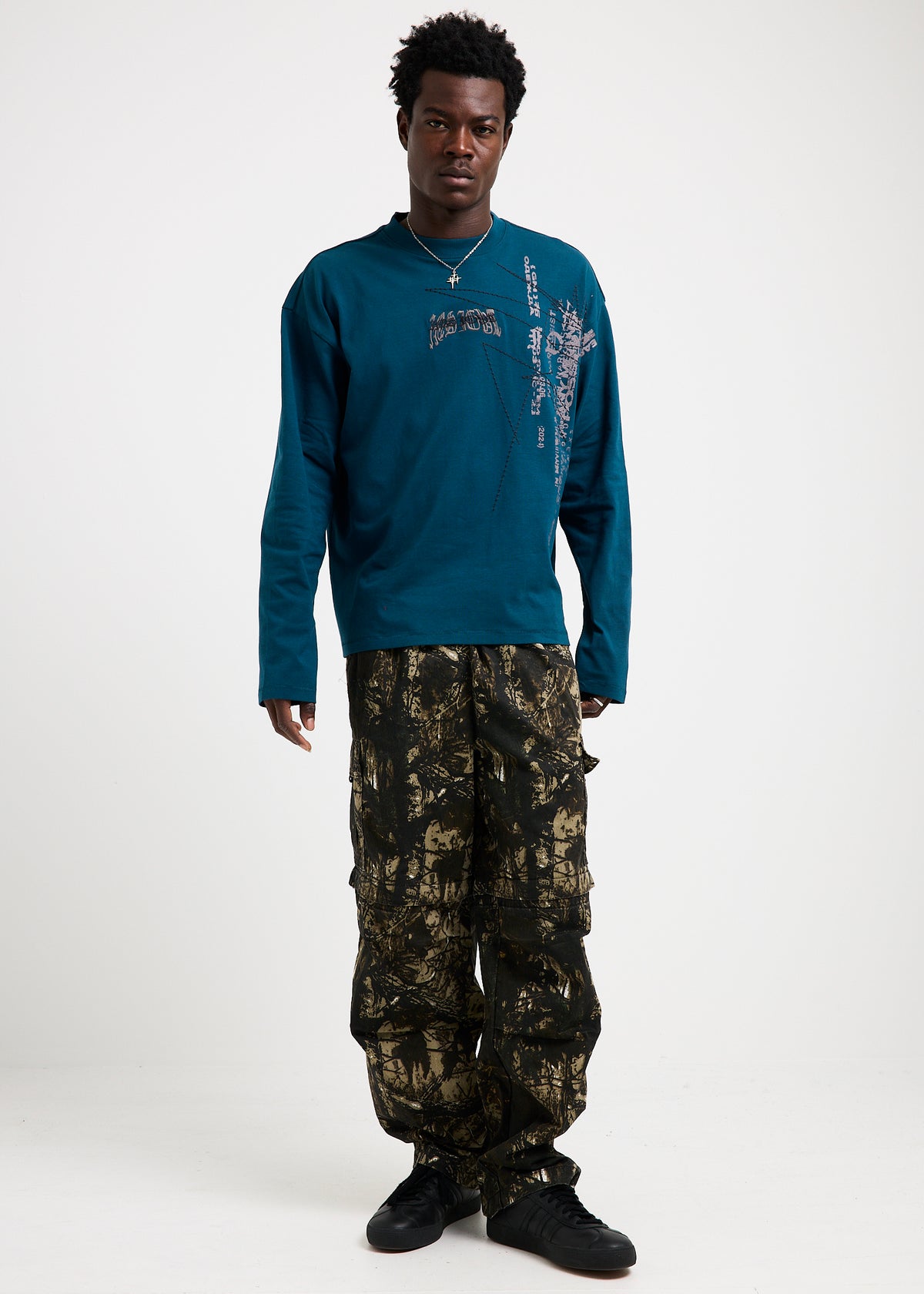 Hotashe Long Sleeve Tee NAVY
