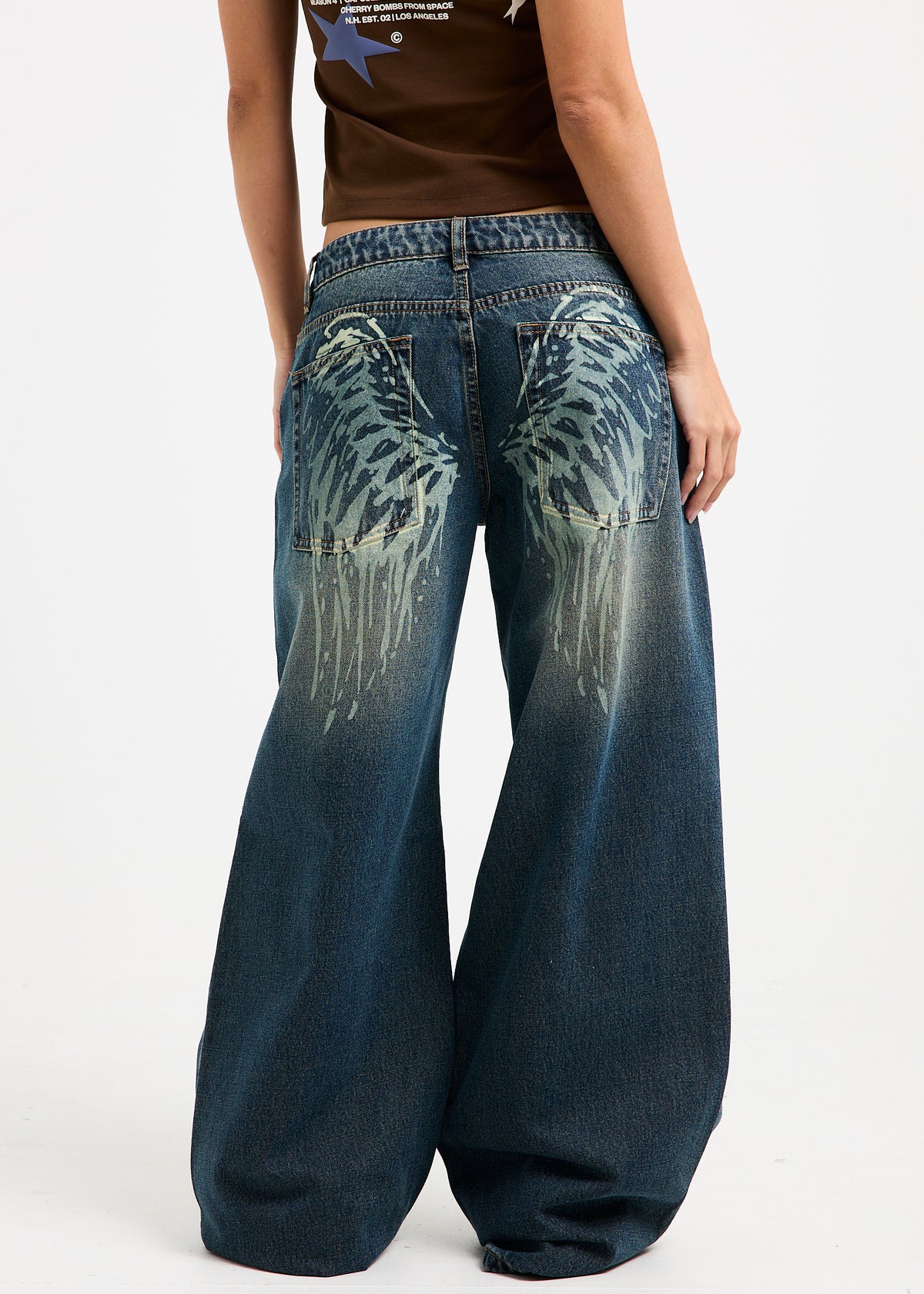 Elektra Relaxed Angel Denim Jeans DIRT TINT