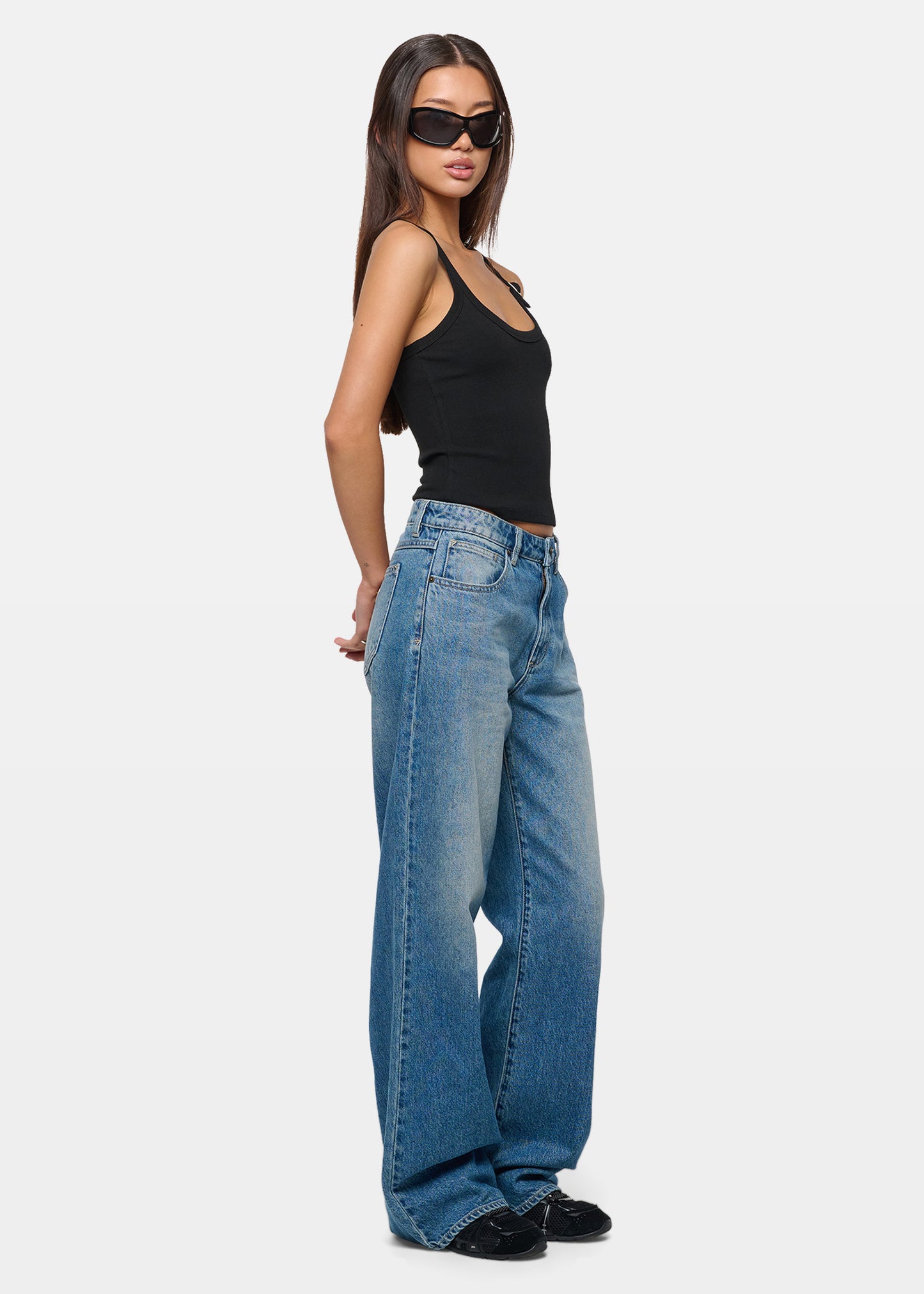 95 Mid Straight Denim Jeans