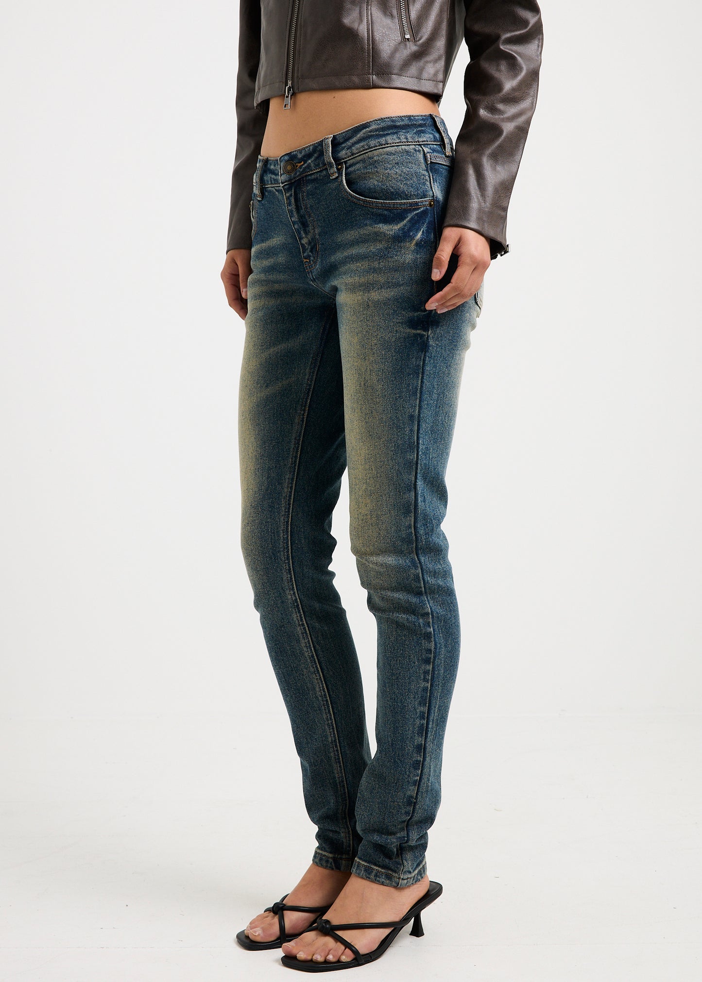 Constance Low Rise Skinny Denim Jeans