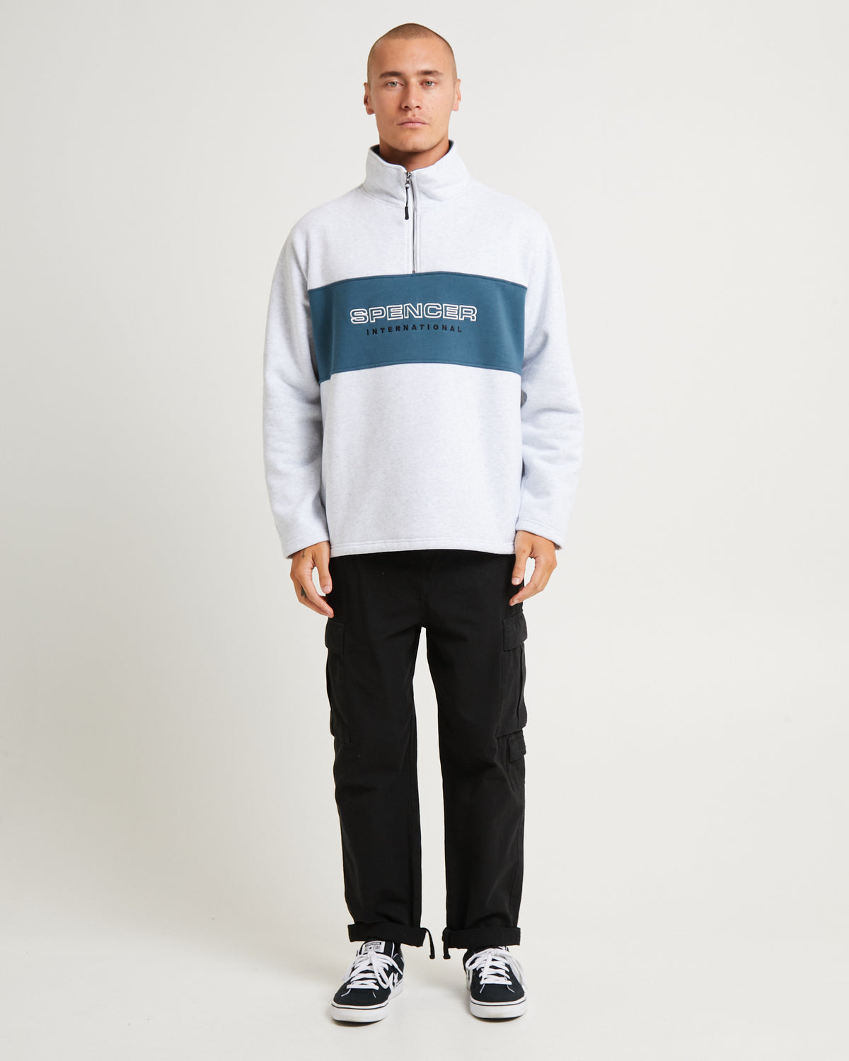 ternational 14 Zip Jumper FROST MARLE