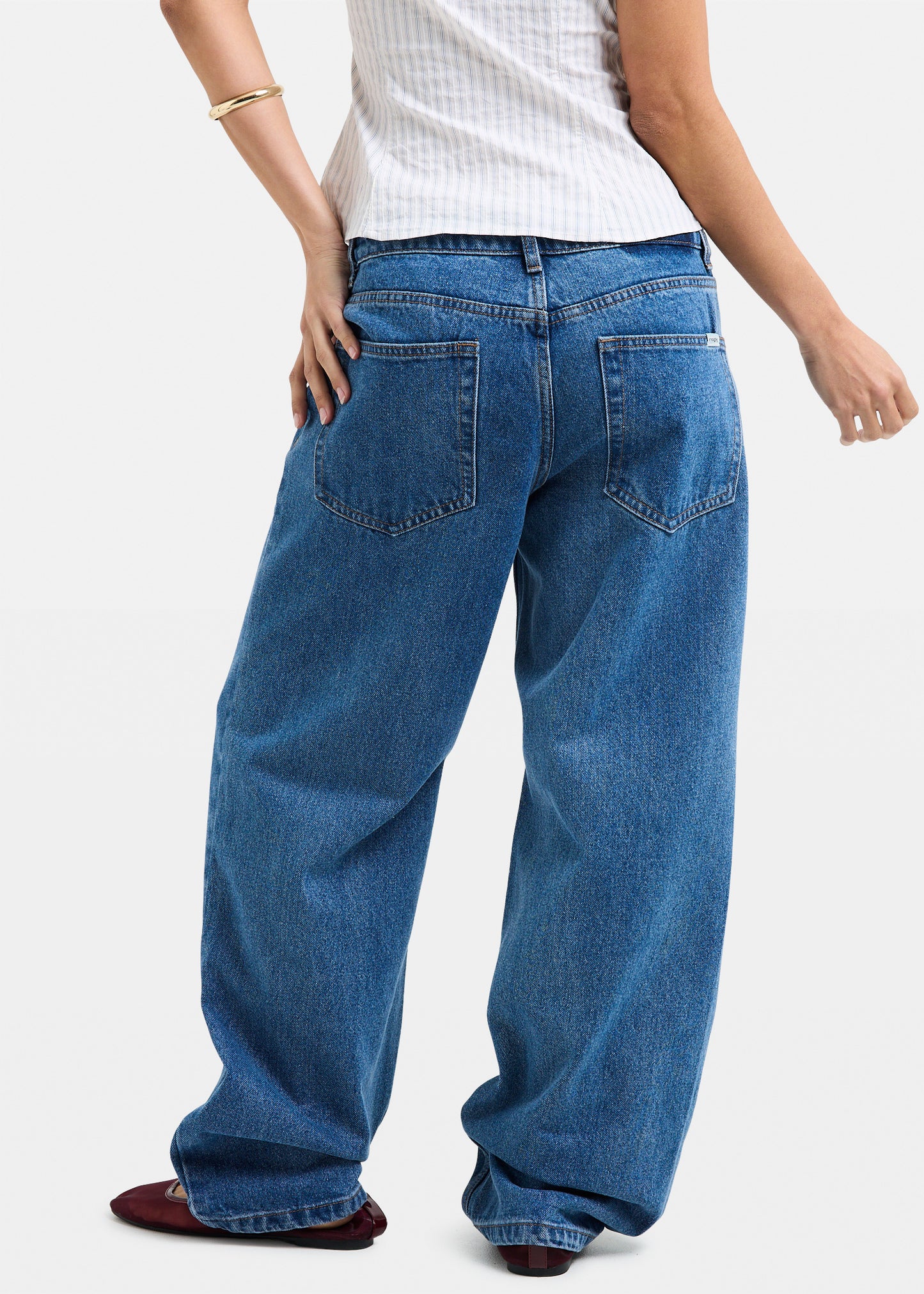 Bobby Baggy Dad Denim Jeans Petite
