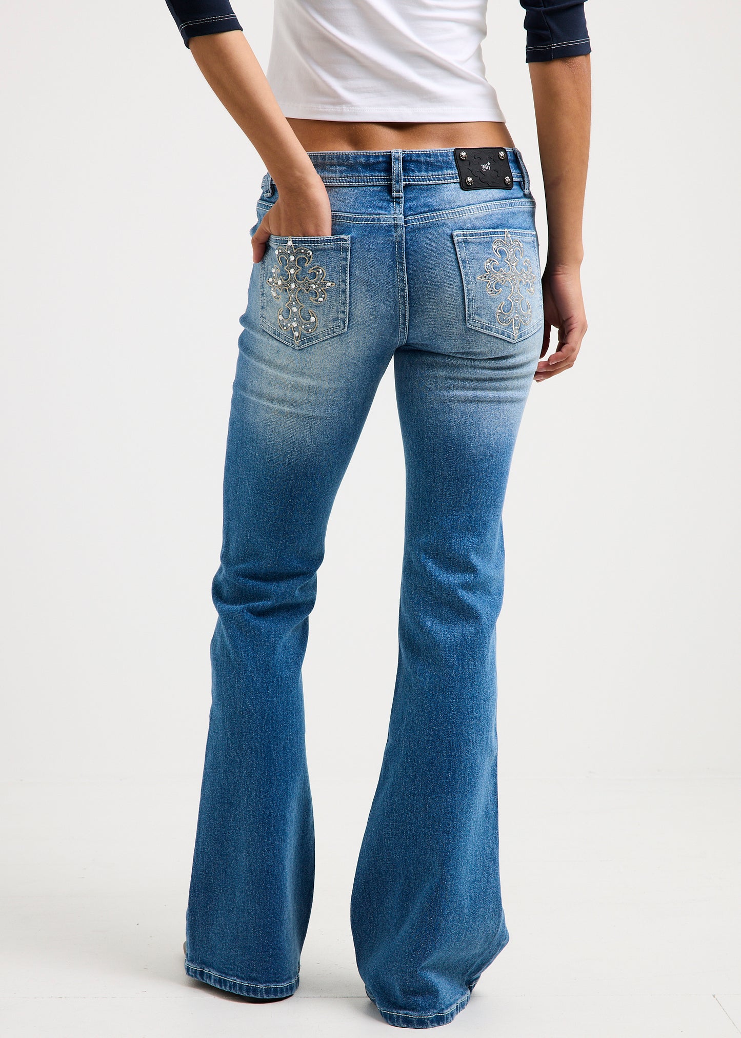Beckham Y2K Flare Denim Jeans