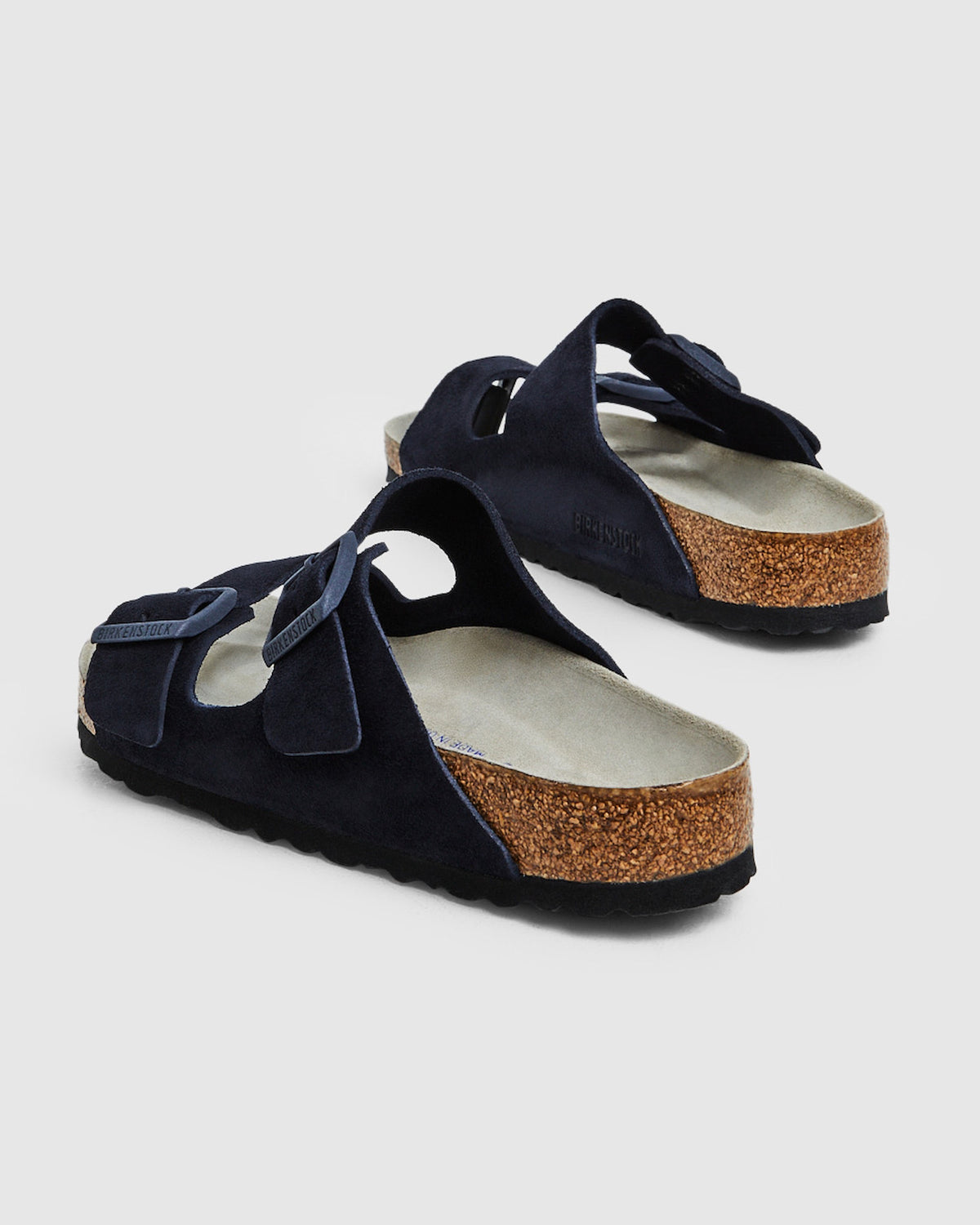 Arizona Regular Suede Leather Sandals Midnight Navy NAVY