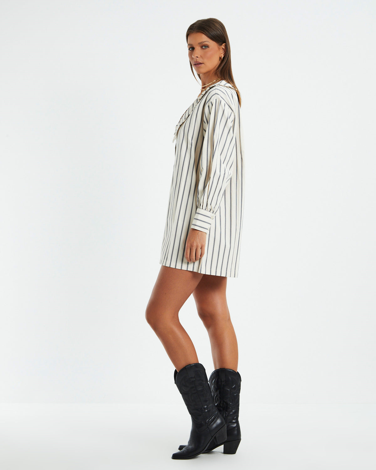Brooke Oversized Shirt Dress Assorted ASSORTED