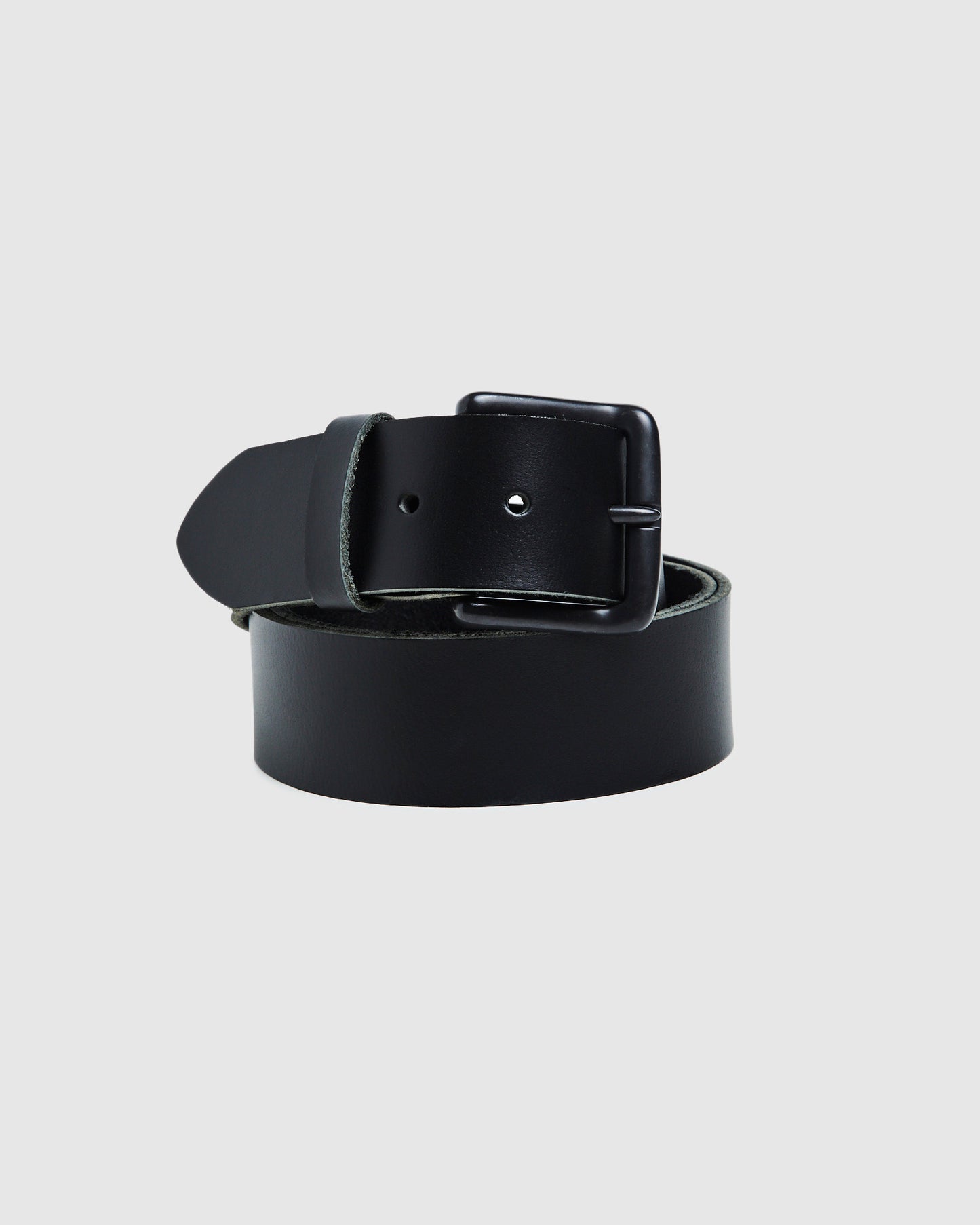 Sunday Australian-Made Leather Belt Black