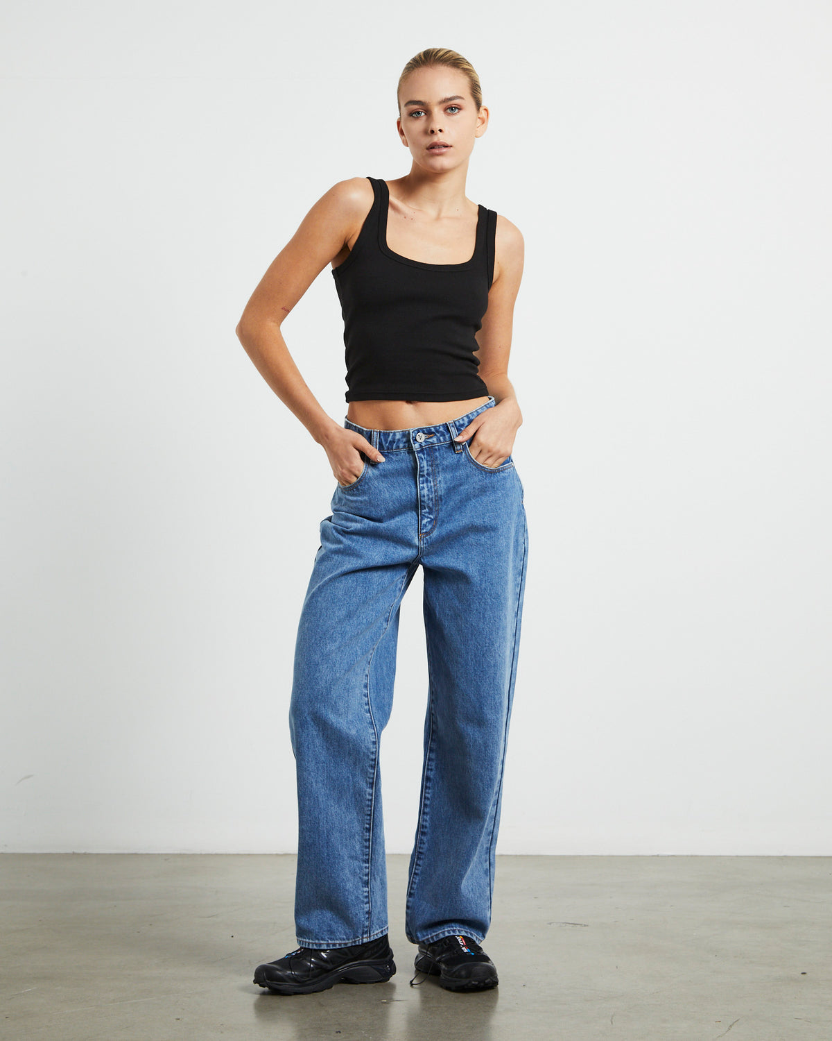 A Carrie Petite Jeans Georgia Blue BLUE