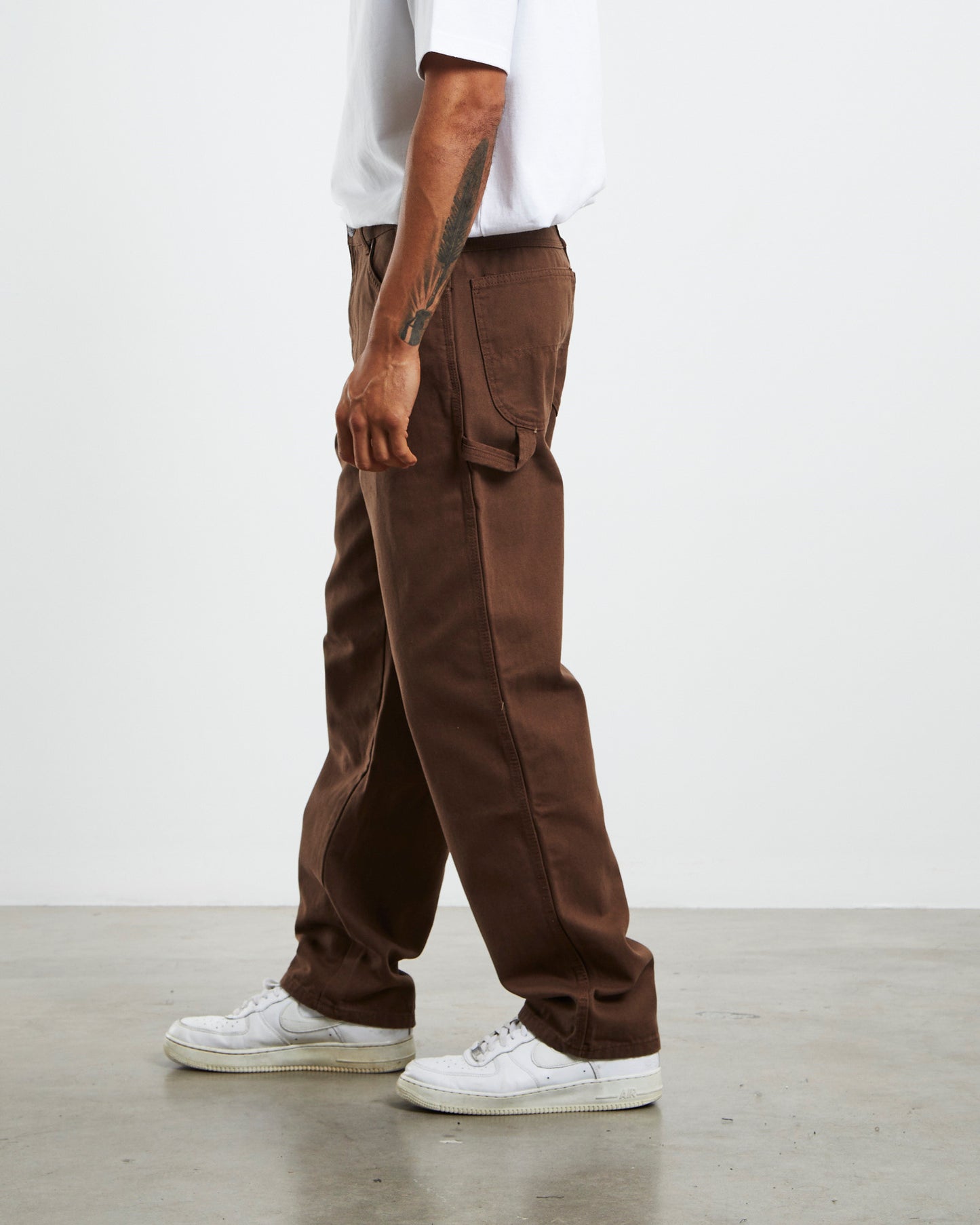 Relaxed Fit Duck Jeans Rinsed Timber