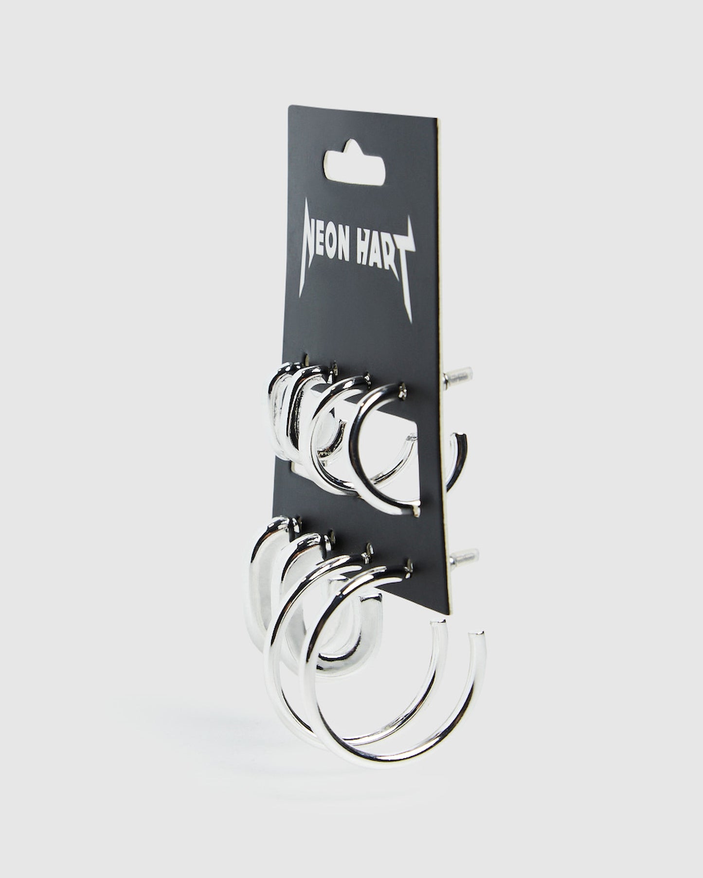 Silver Hoop Earring Pack Silver