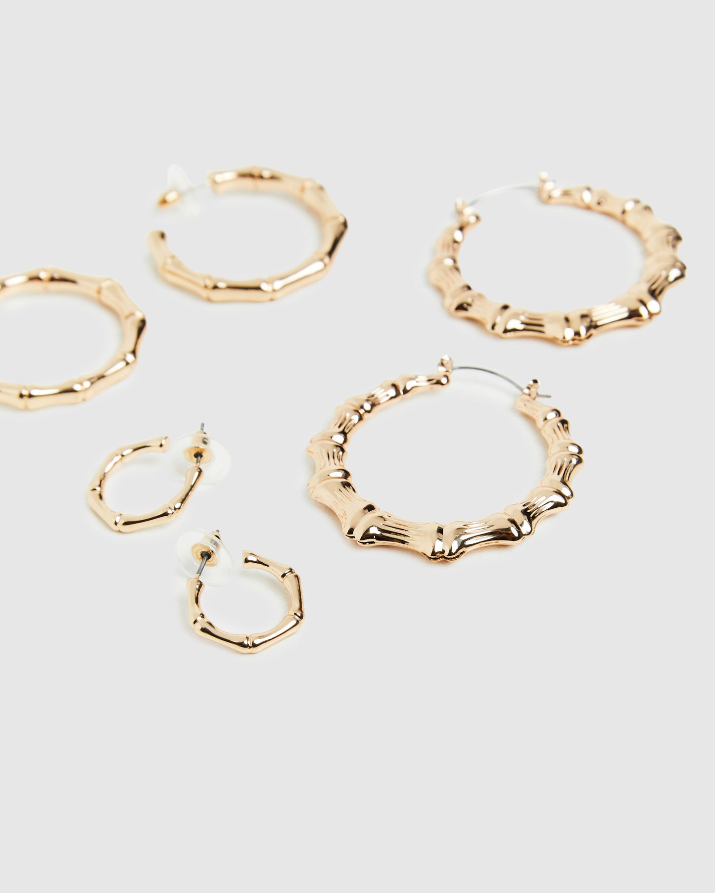 Bronte Bamboo Hoops Multi Pack Gold
