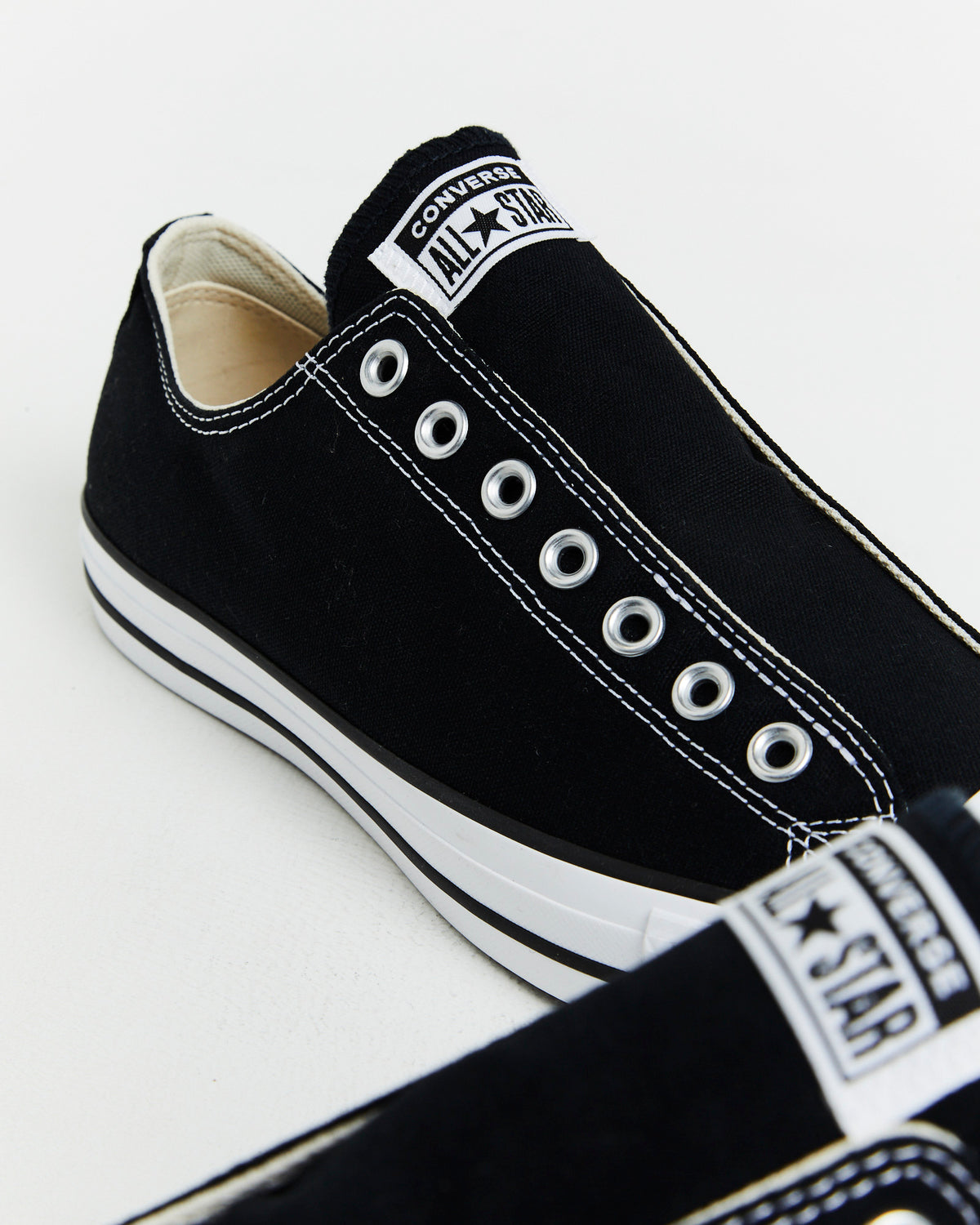 Chuck Taylor All Star Slip On Sneakers In Black/White BLACK