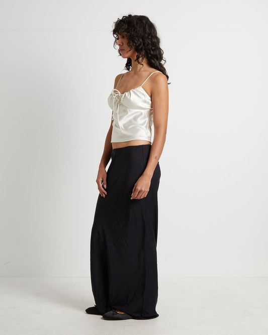 Ruby Romantic Slip Top in Ivory IVORY