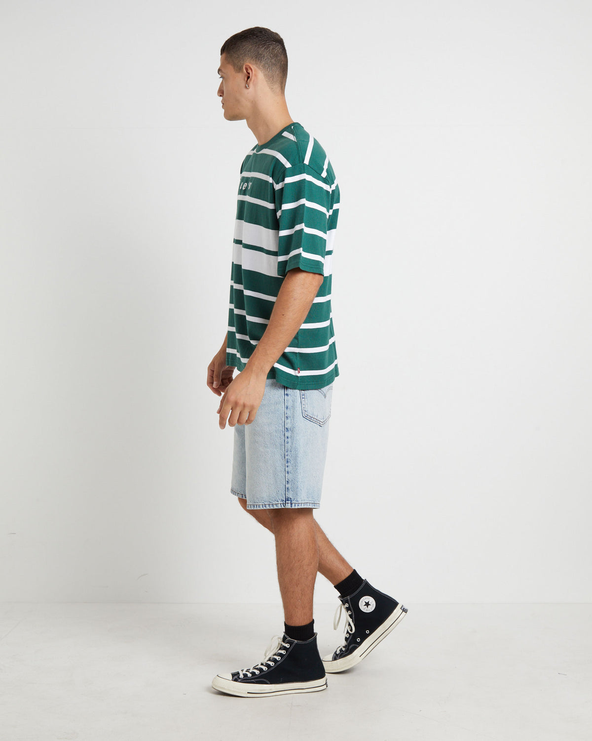 Half Sleeve T-Shirt in Hunter Green GREEN