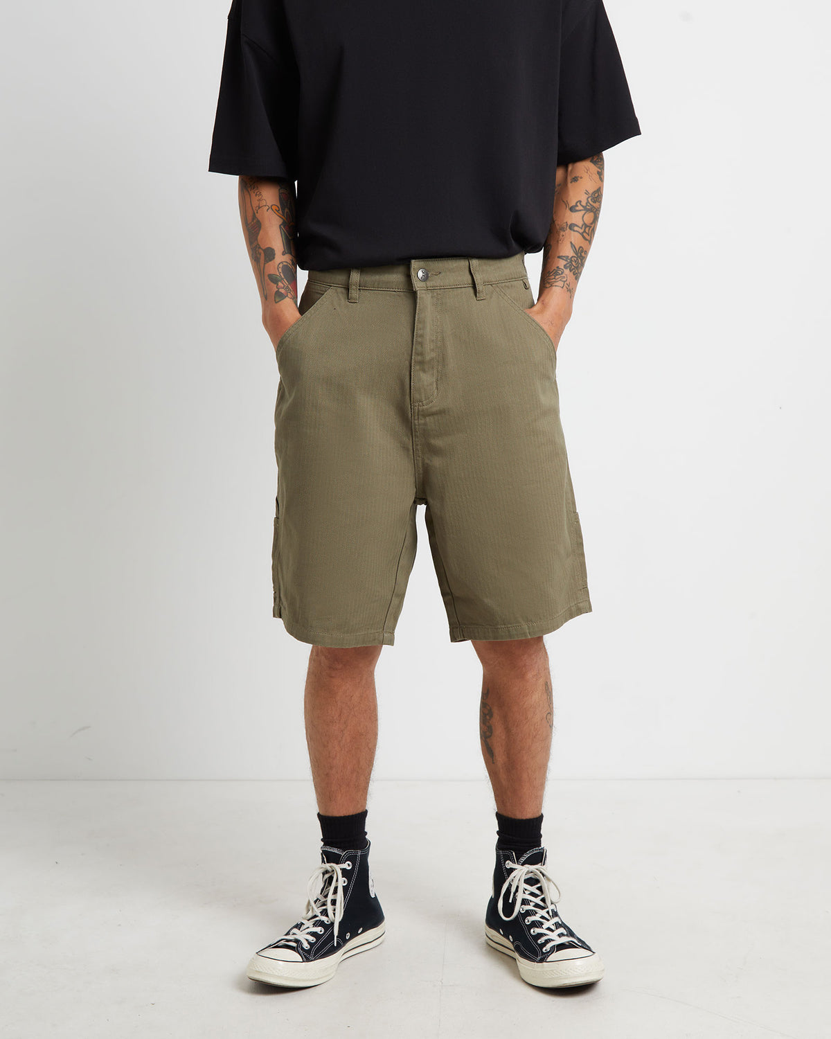 Distent Walkshorts in Cadet Green GREEN
