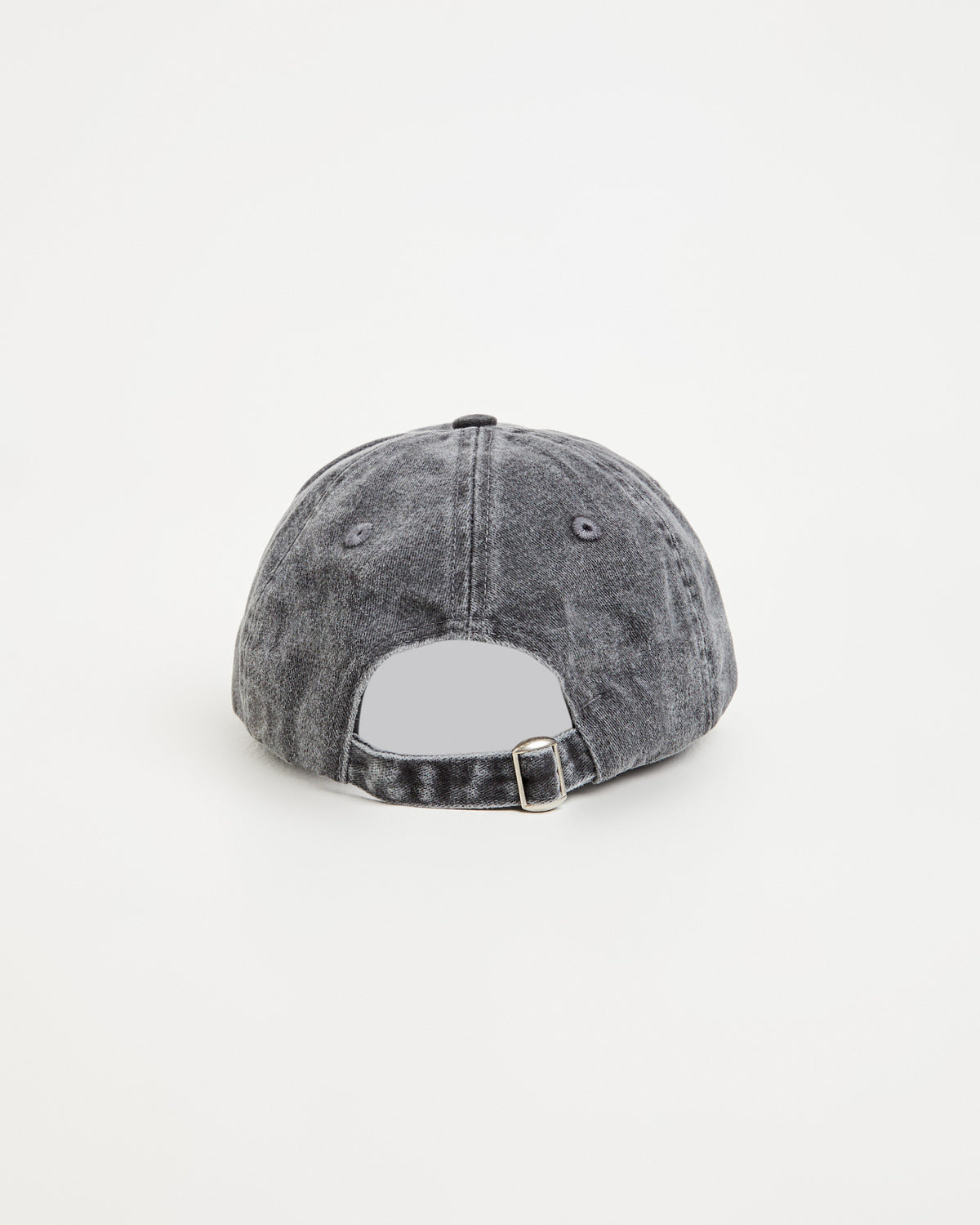 Stone Wash Baseball Cap in Washed Charcoal GREY