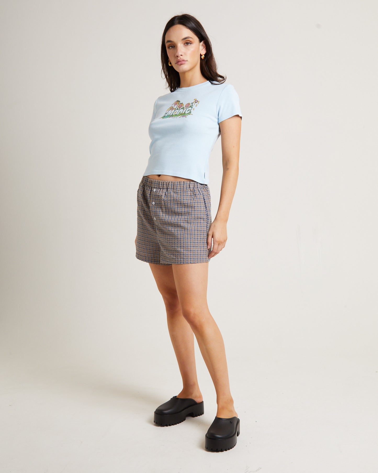 Growth Mini Tee in Baby Blue