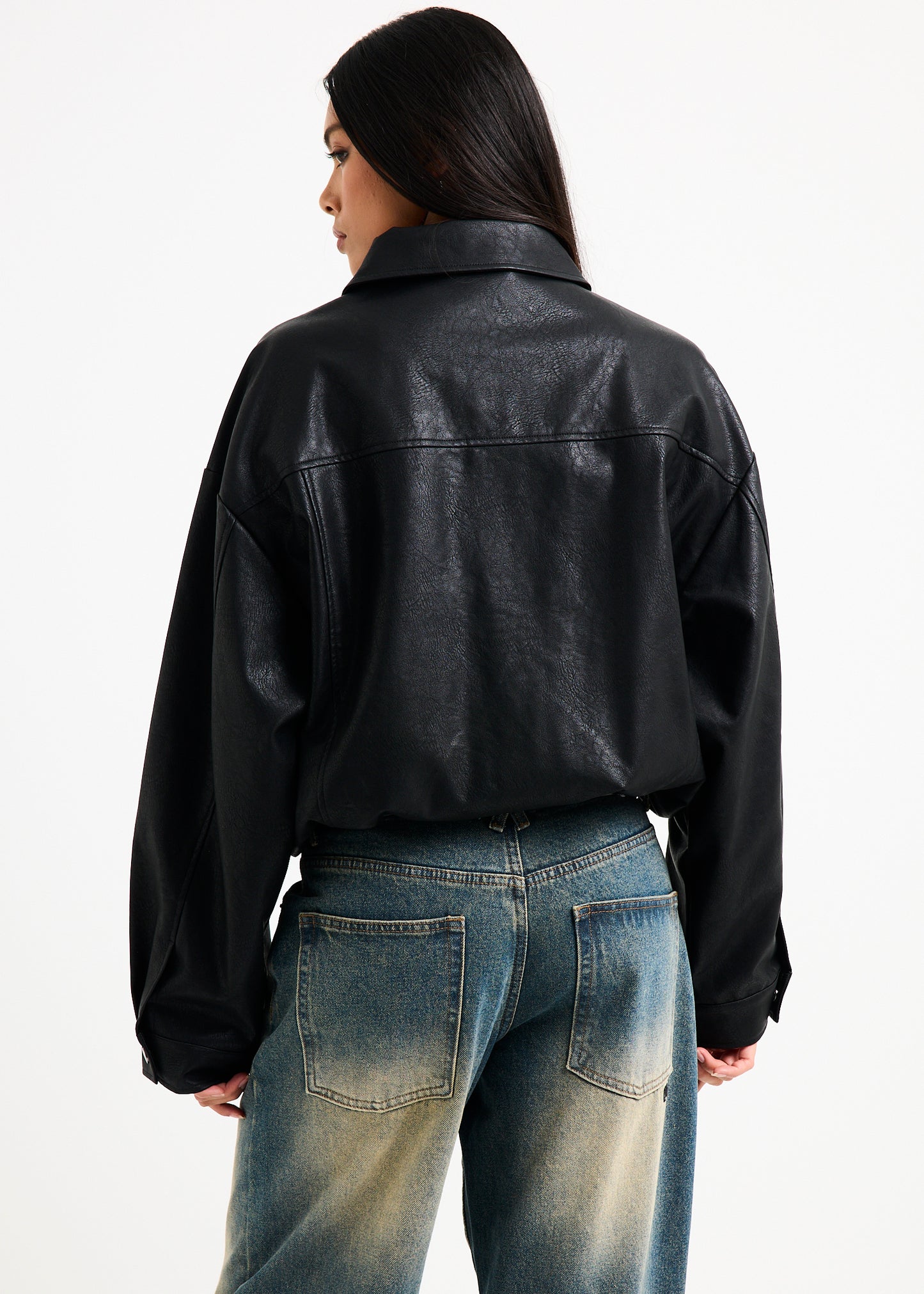 Jen Oversized Patch Pocket Jacket