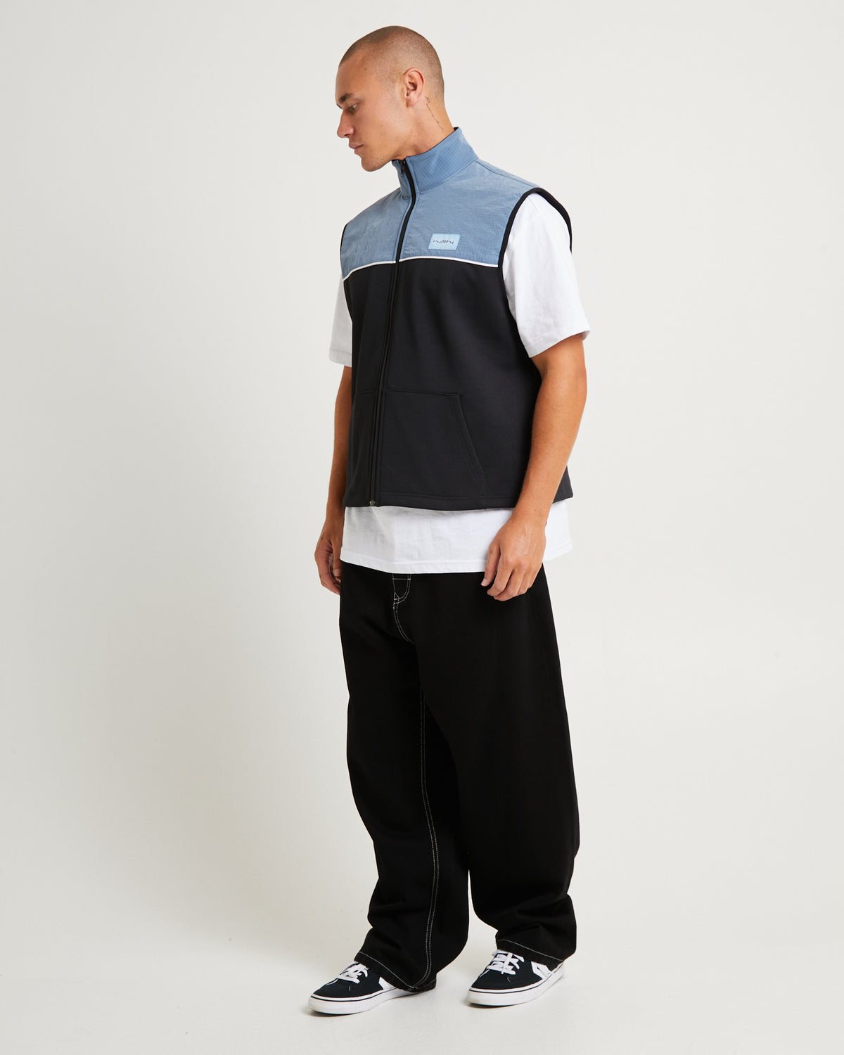 Tekkers Unisex Fleece Vest Coal COAL