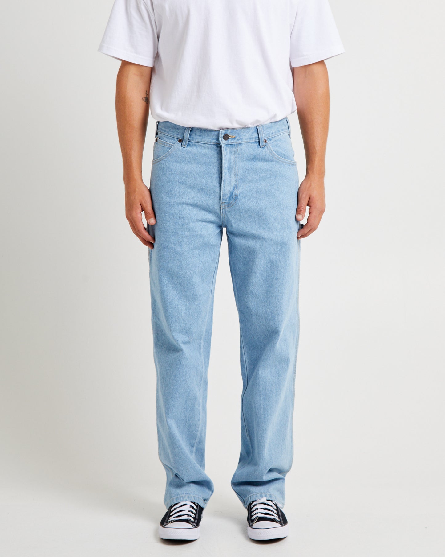 Relaxed Fit Carpenter Denim Jeans Light