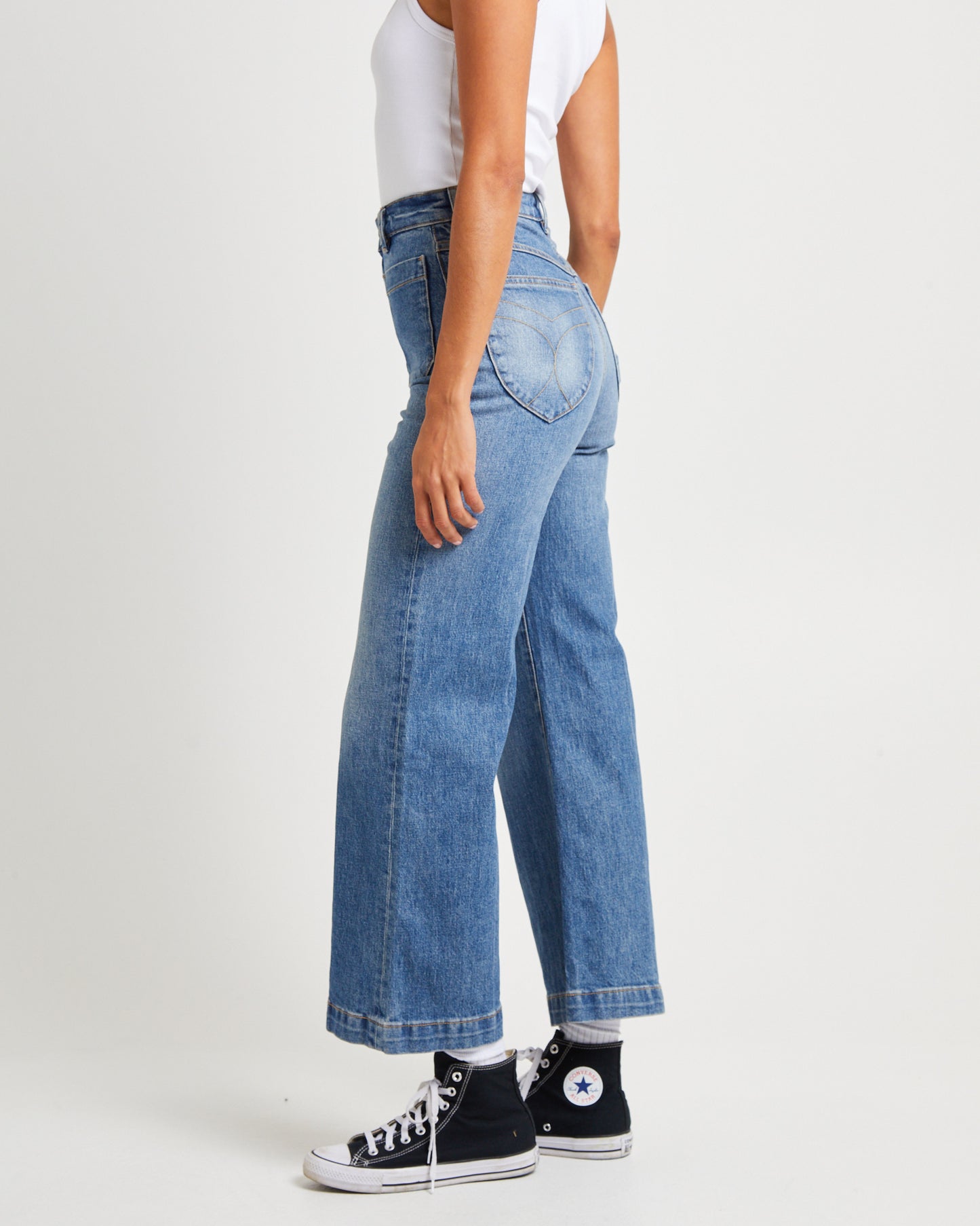 Sailor Pisces Denim Jeans Dark Vintage