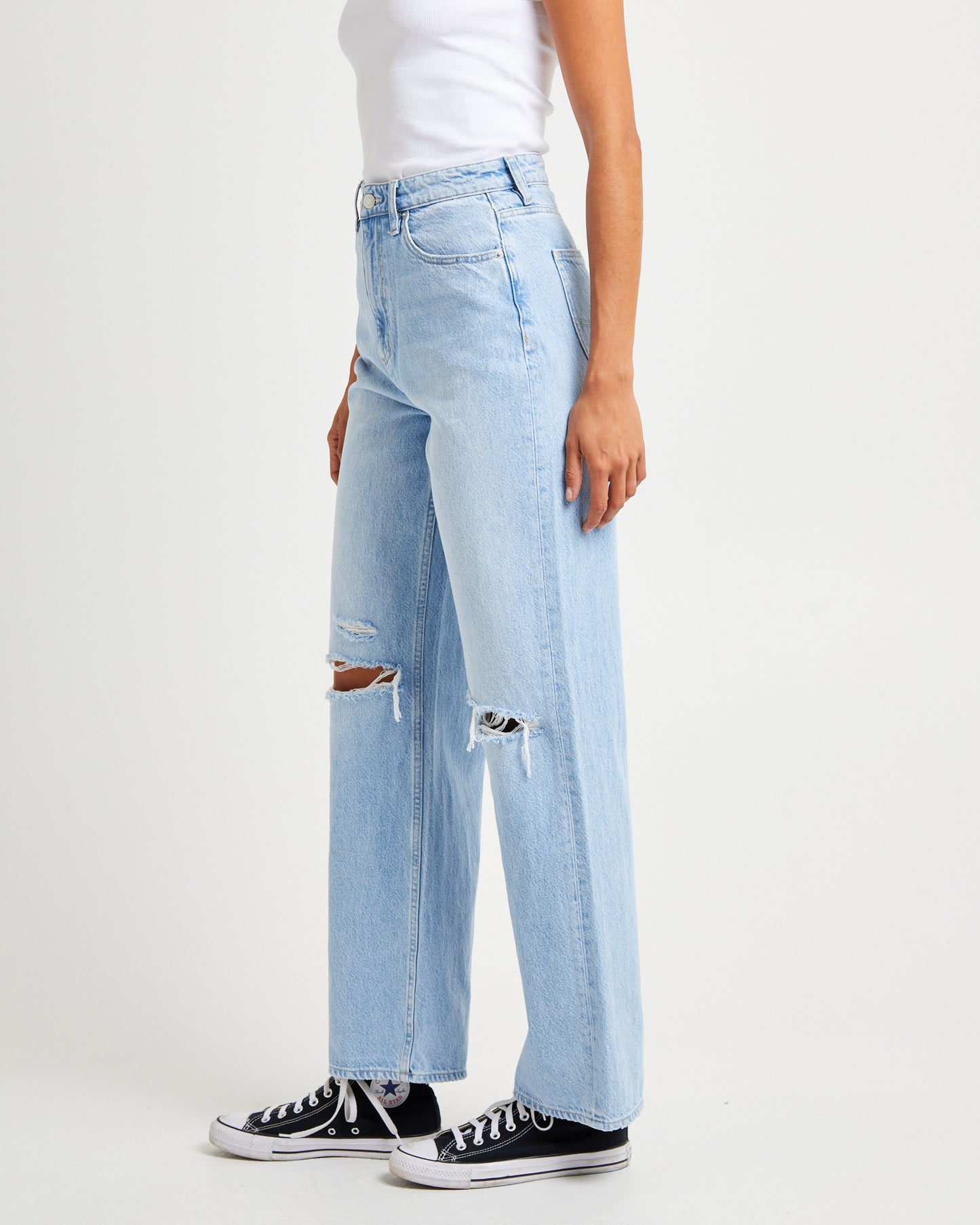 High Baggy Denim Jeans