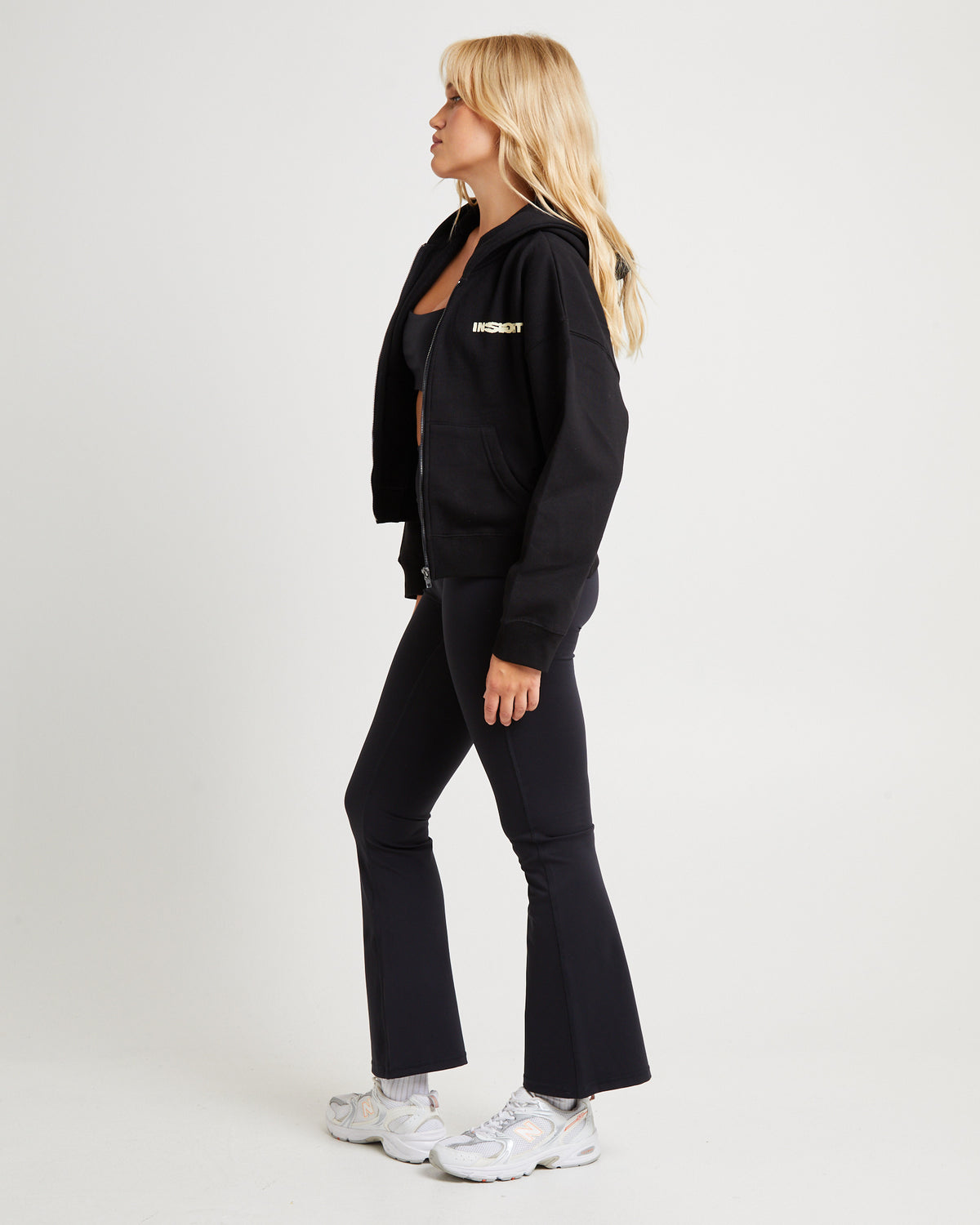 Haze Fleece Hoodie AFTERS BLACK
