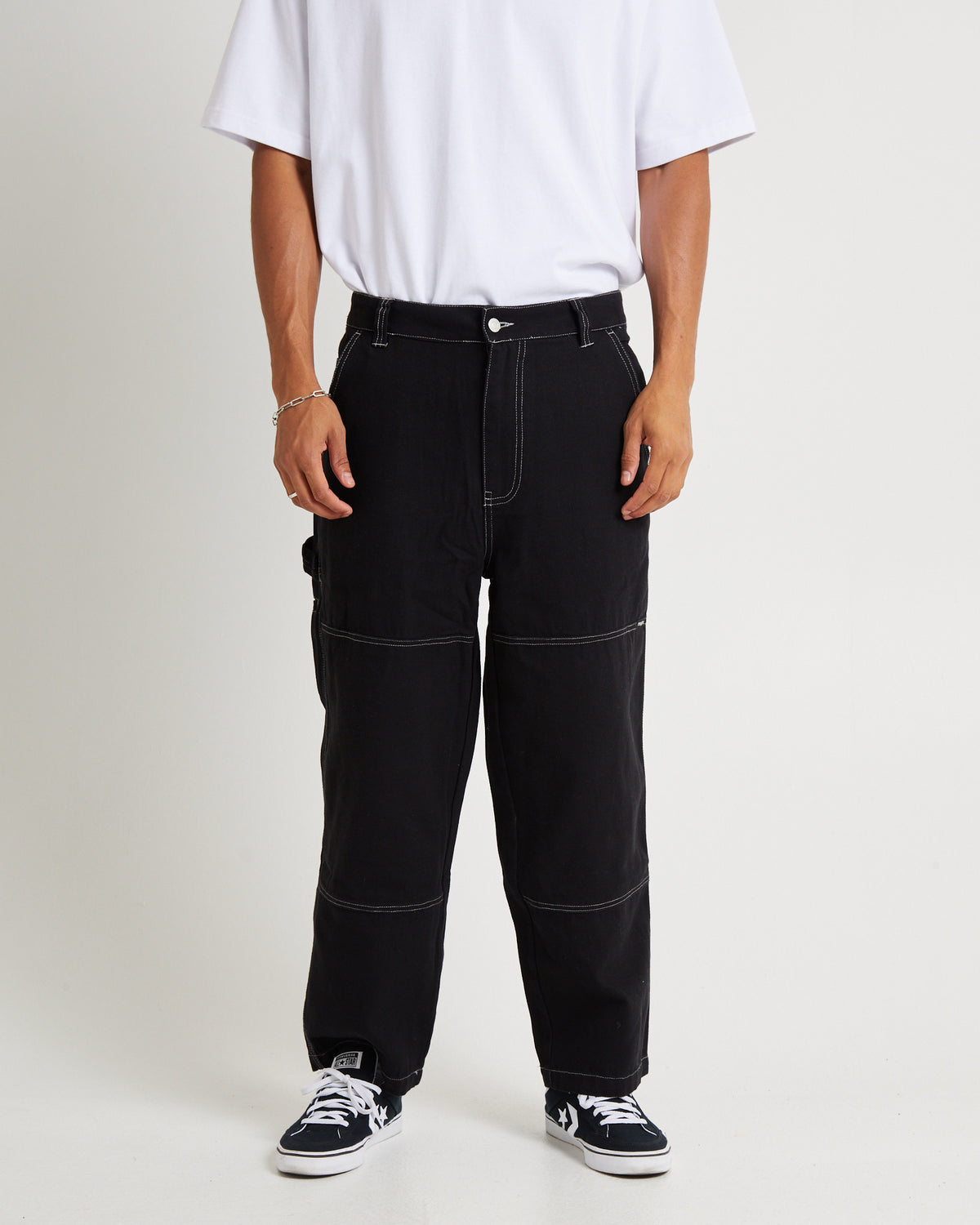 Timer Canvas Double Knee Pants
