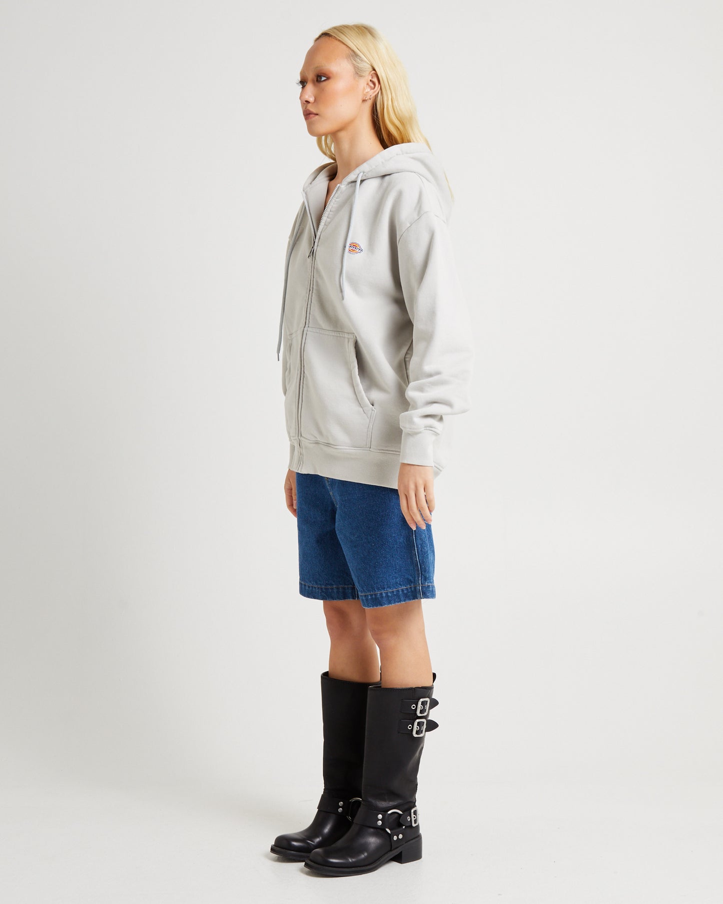 Rockwood Zip Hoodie Light Grey