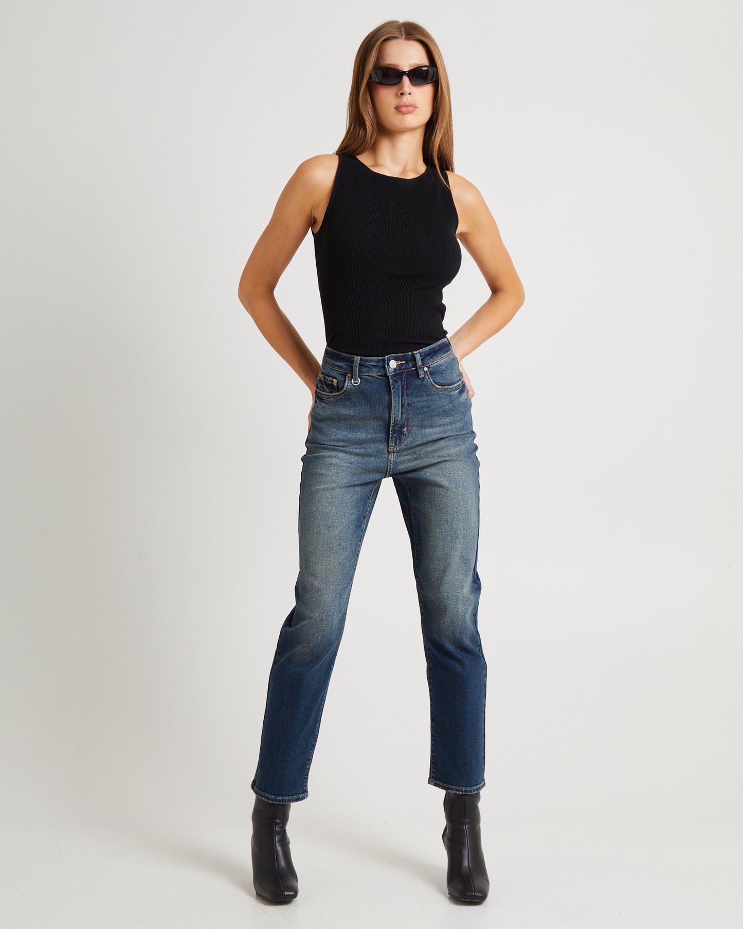Nico Straight Denim Jeans Gold Mine