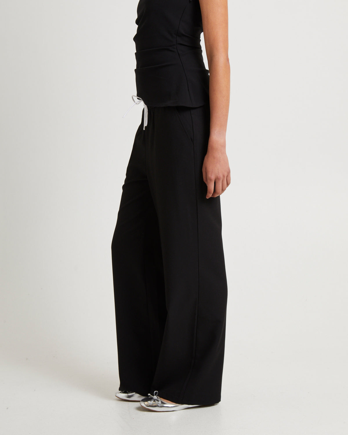 Celine Contrast Boxer Pant BLACK