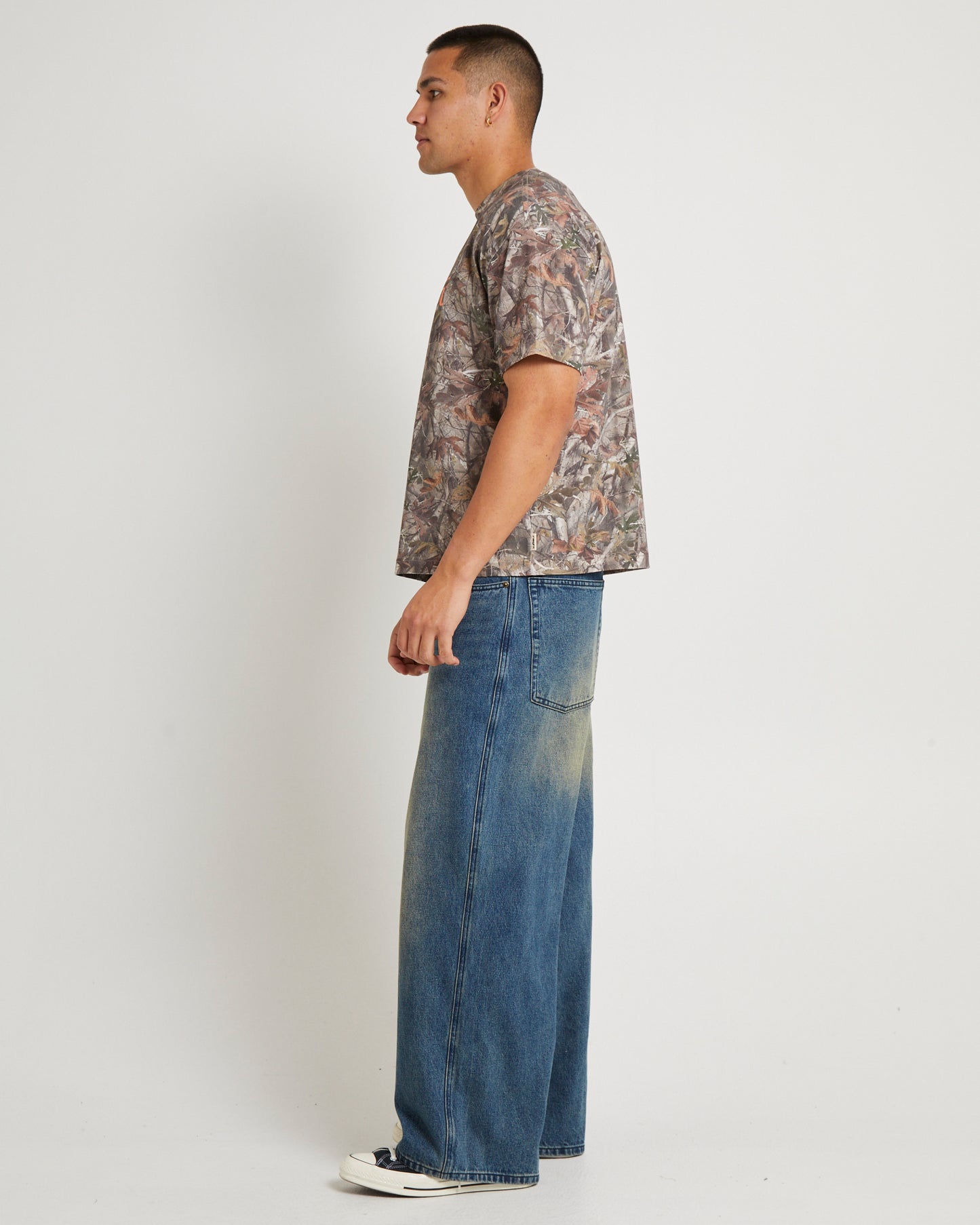 Admission Cropped Camo T-Shirt