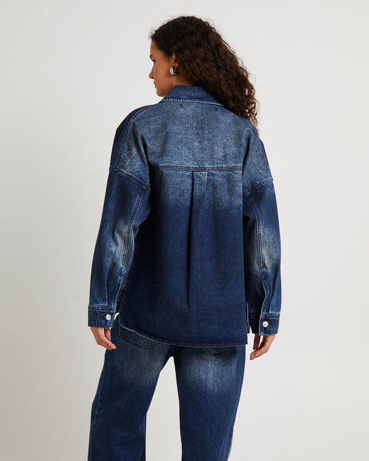 Baker Denim Over Shirt DIRTY BLUE TINT