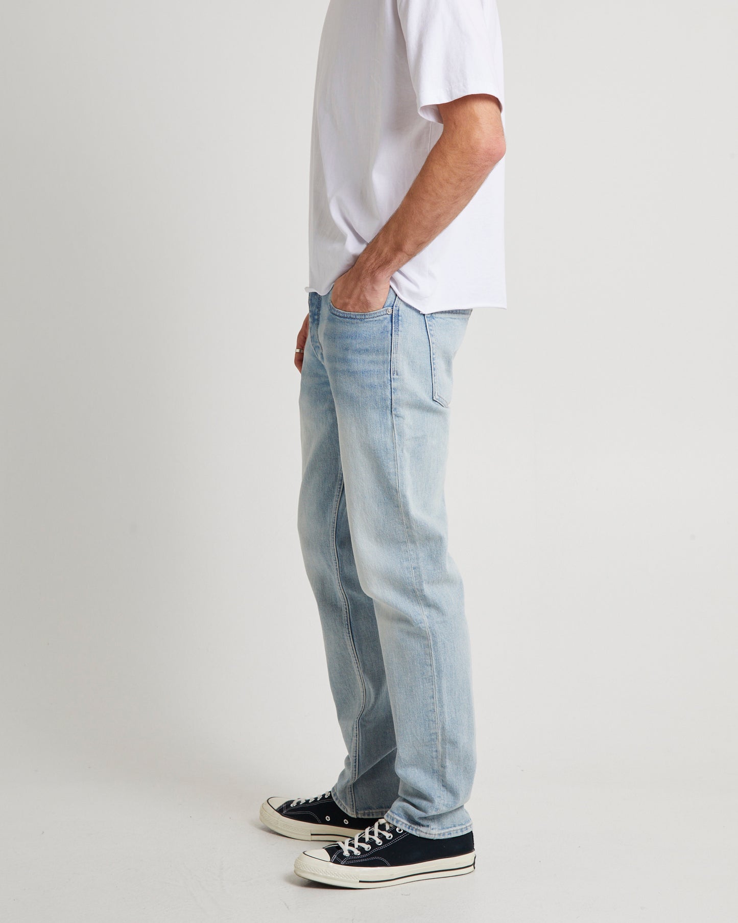 Ray Straight Slim Denim Jeans Light