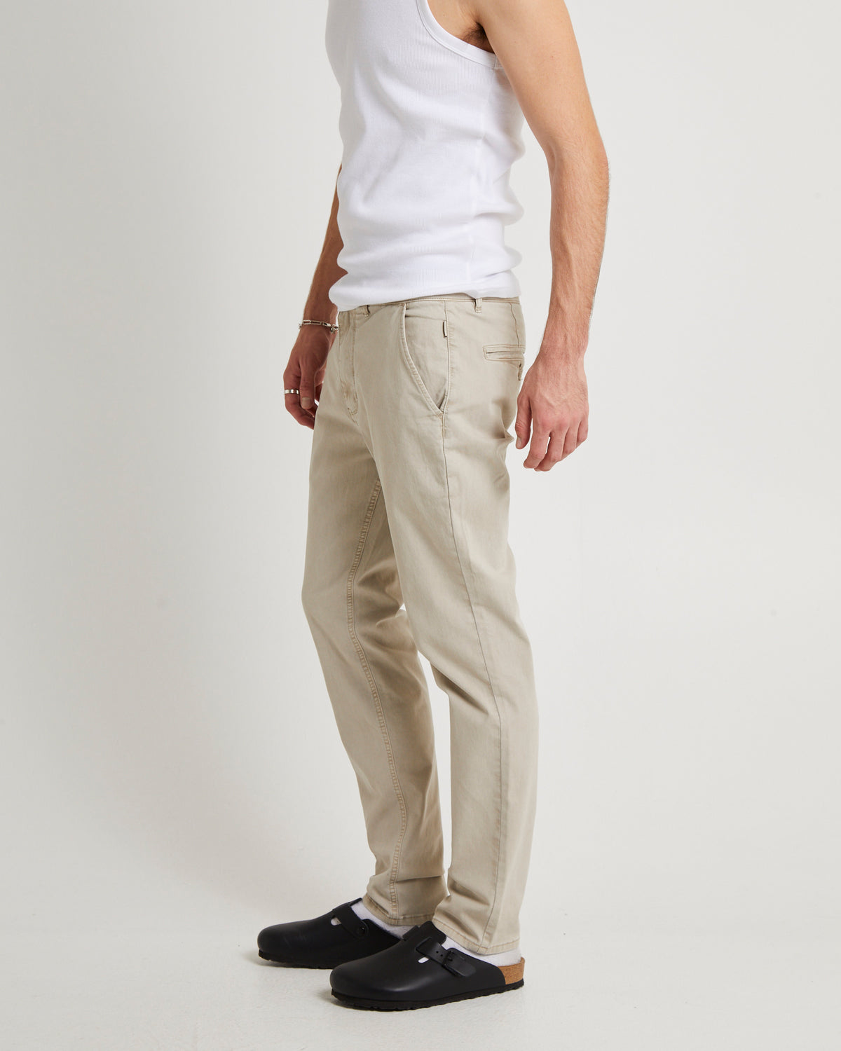 Preston Slim Chino Pants Bone