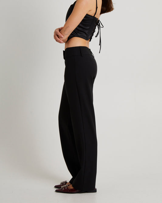 Jaylee Low Rise Pants BLACK