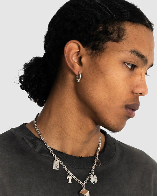 1 Ball Earrings SILVER