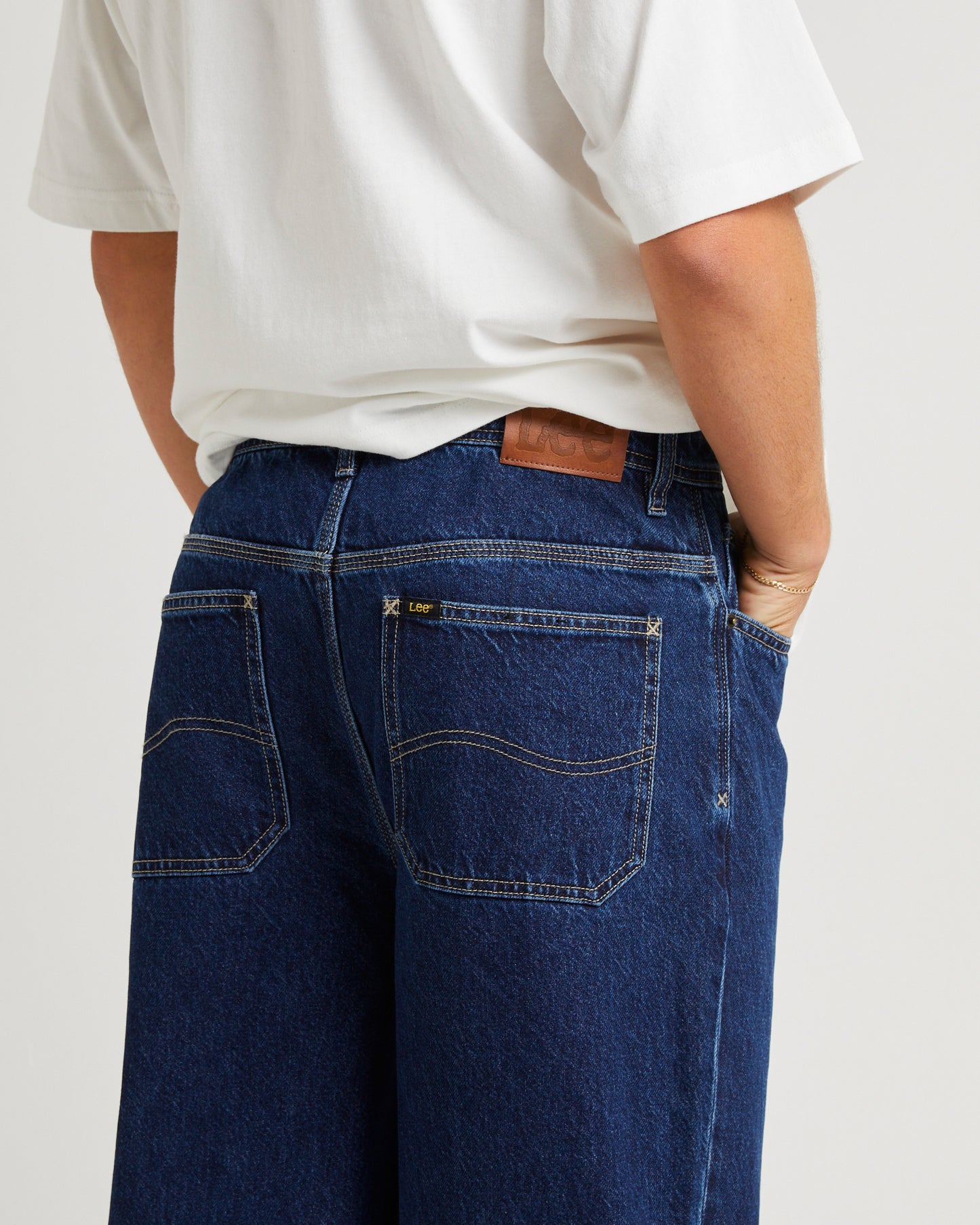 Z-Five Baggy Denim Jeans Pure Tone