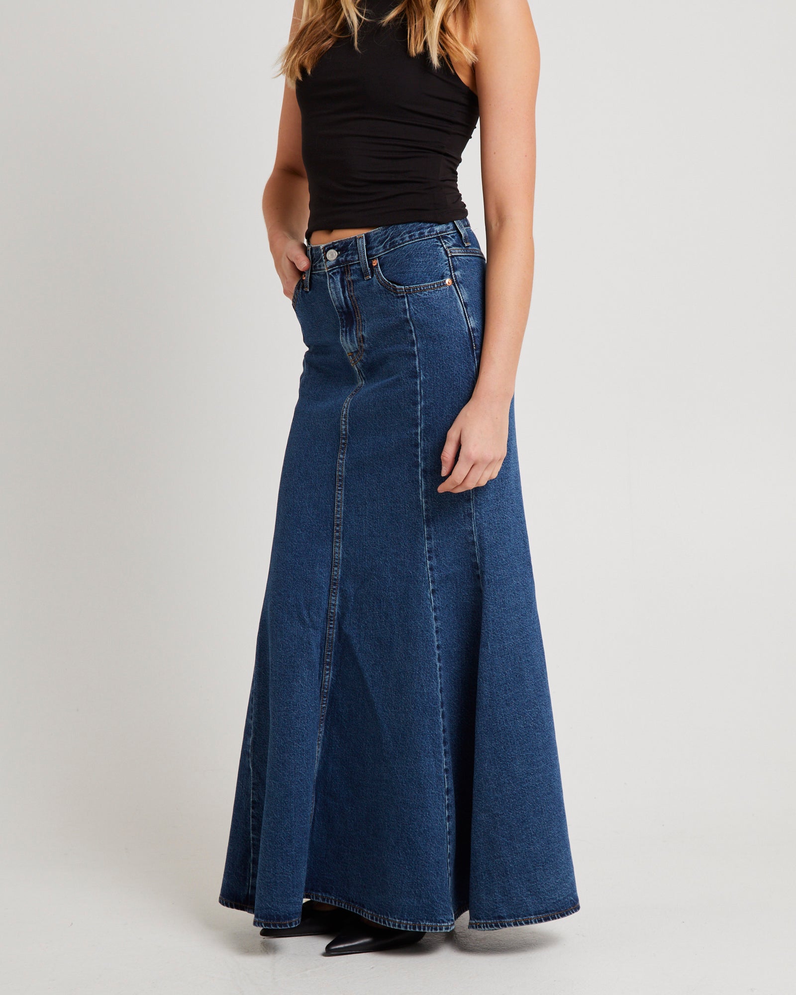Mermaid Denim Skirt Enchantment – General Pants
