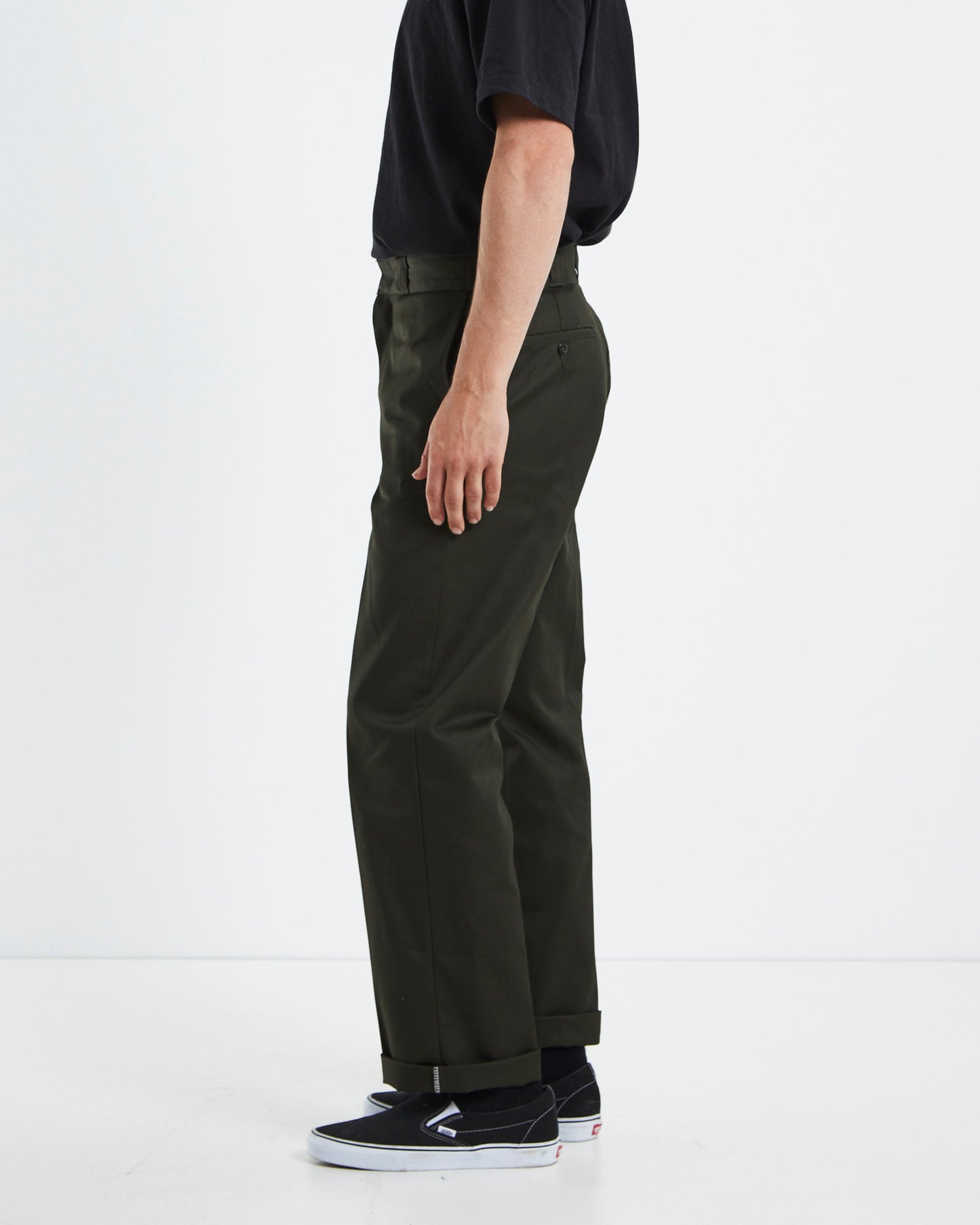 874 Original Fit Pants Pants Olive Green