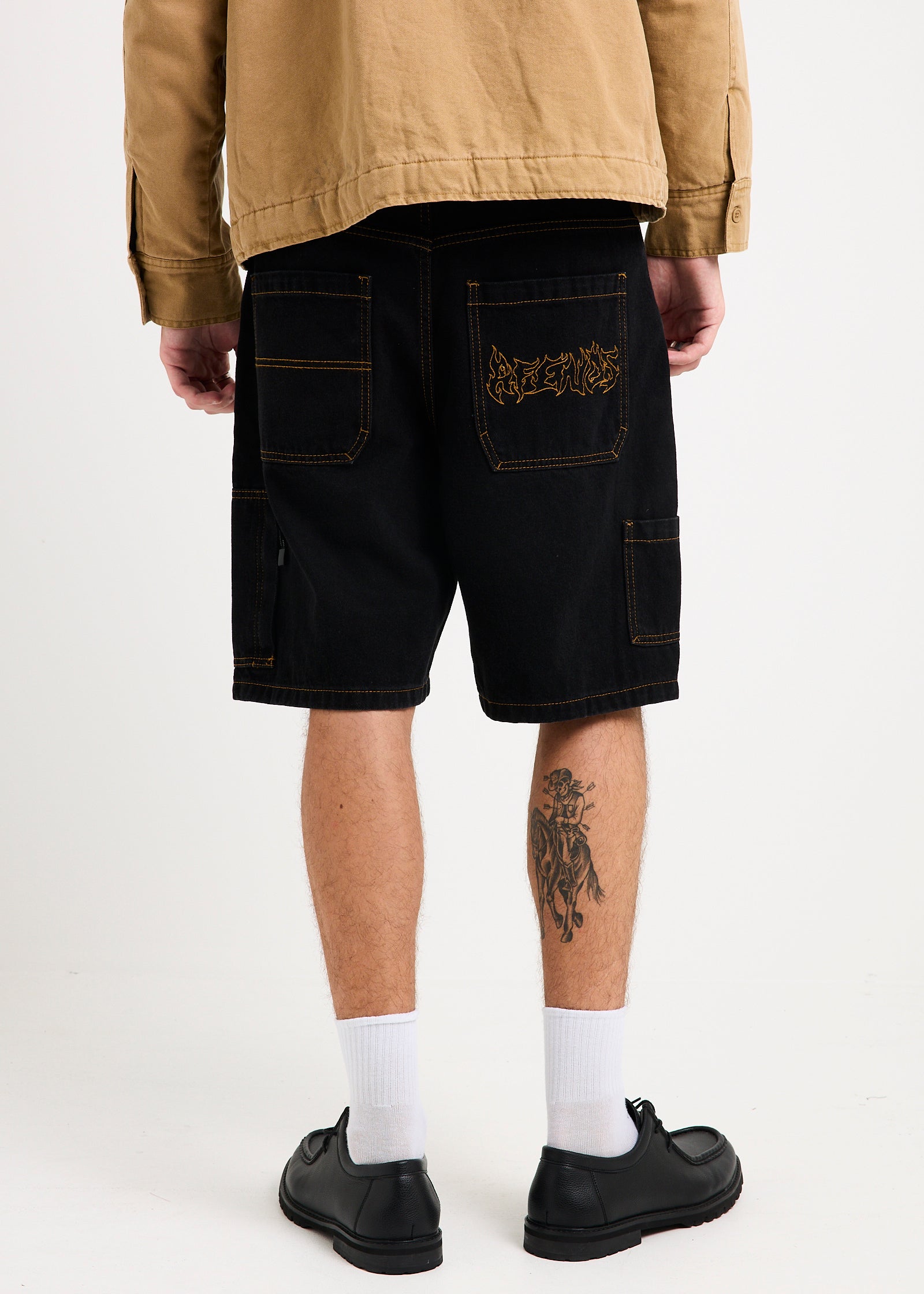 Scorched Harper Denim Baggy Fit Carpenter Shorts – General Pants Co.