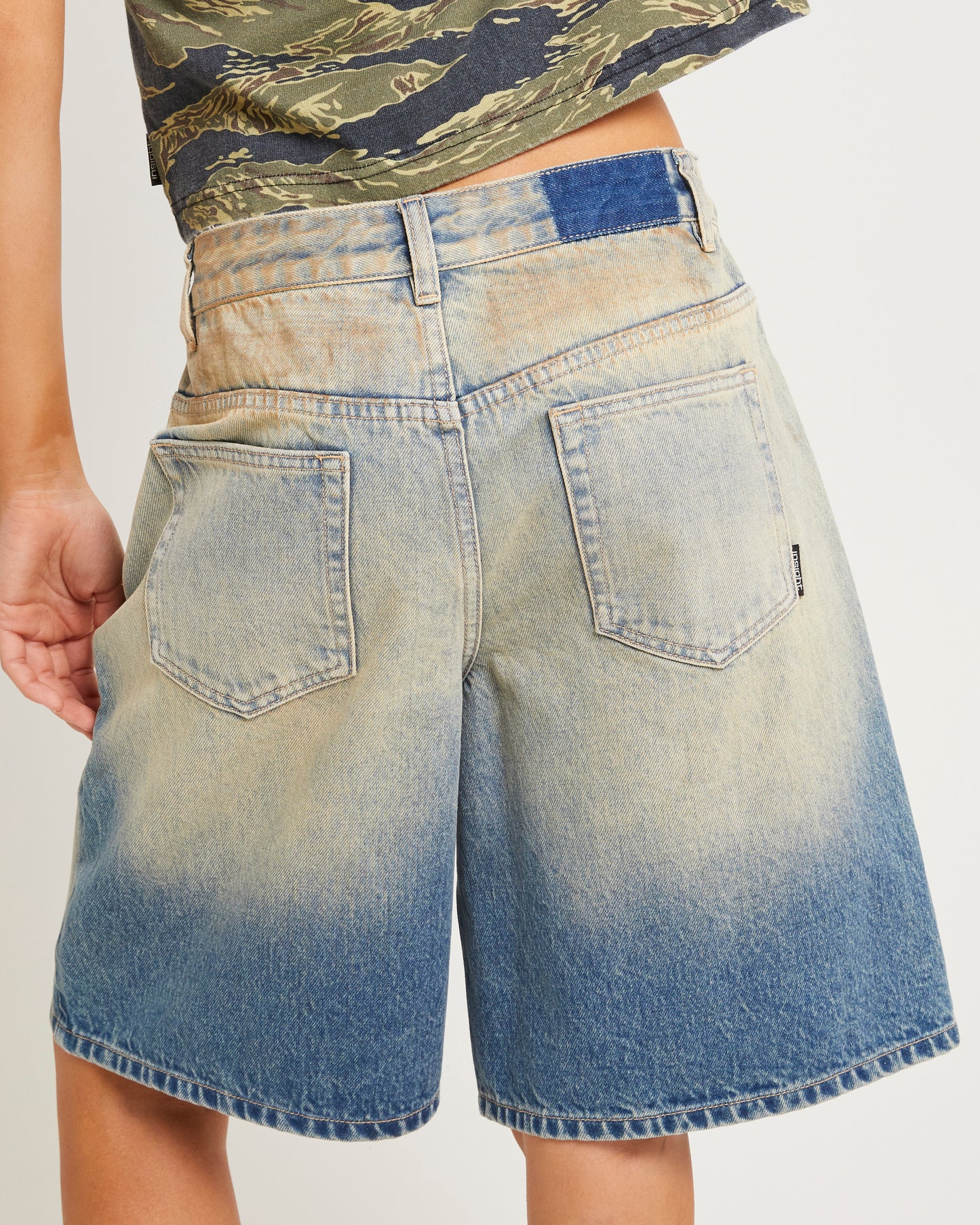 Kourtney Longline Denim Jorts
