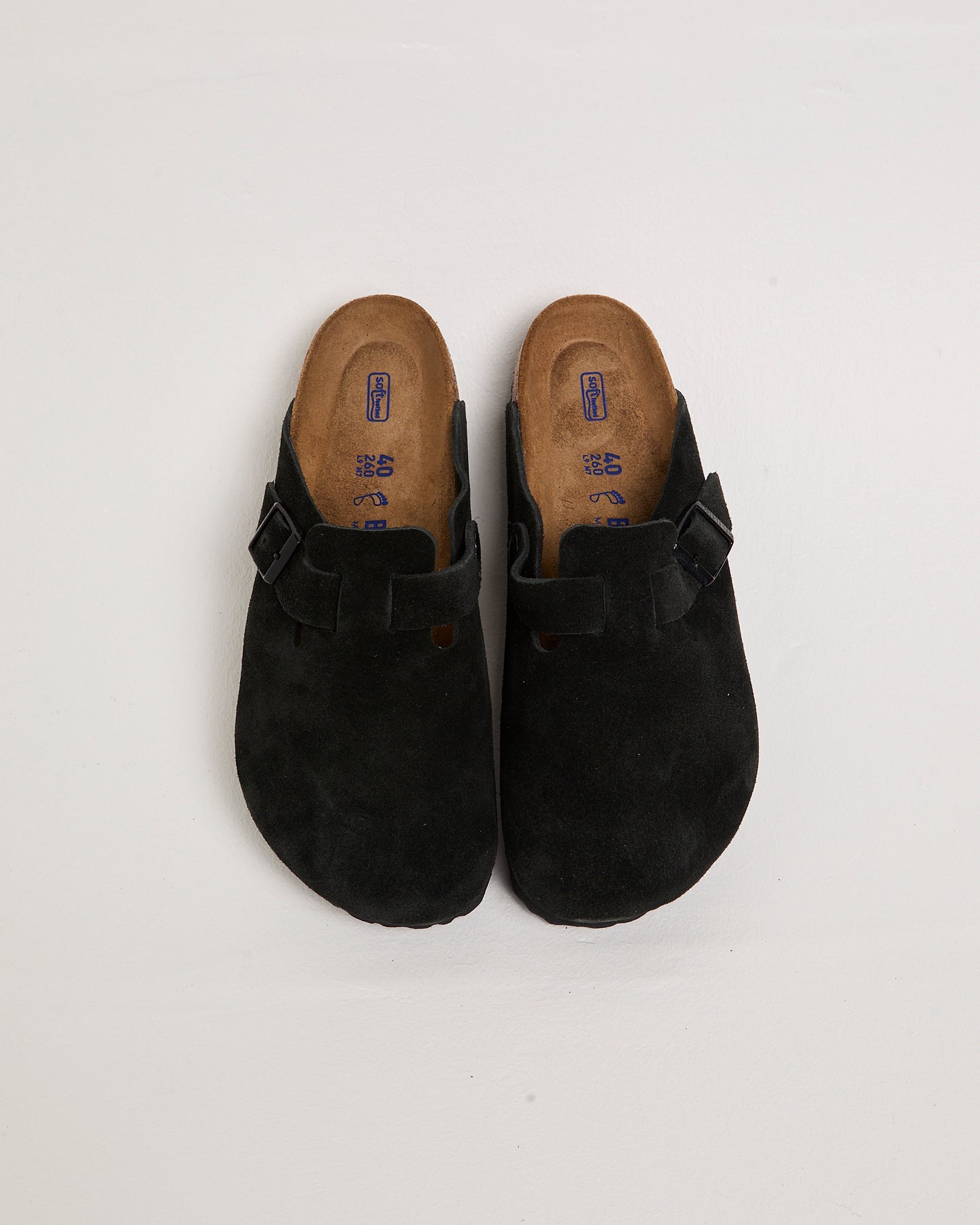 Boston Soft Footbed Suede Leather Clog