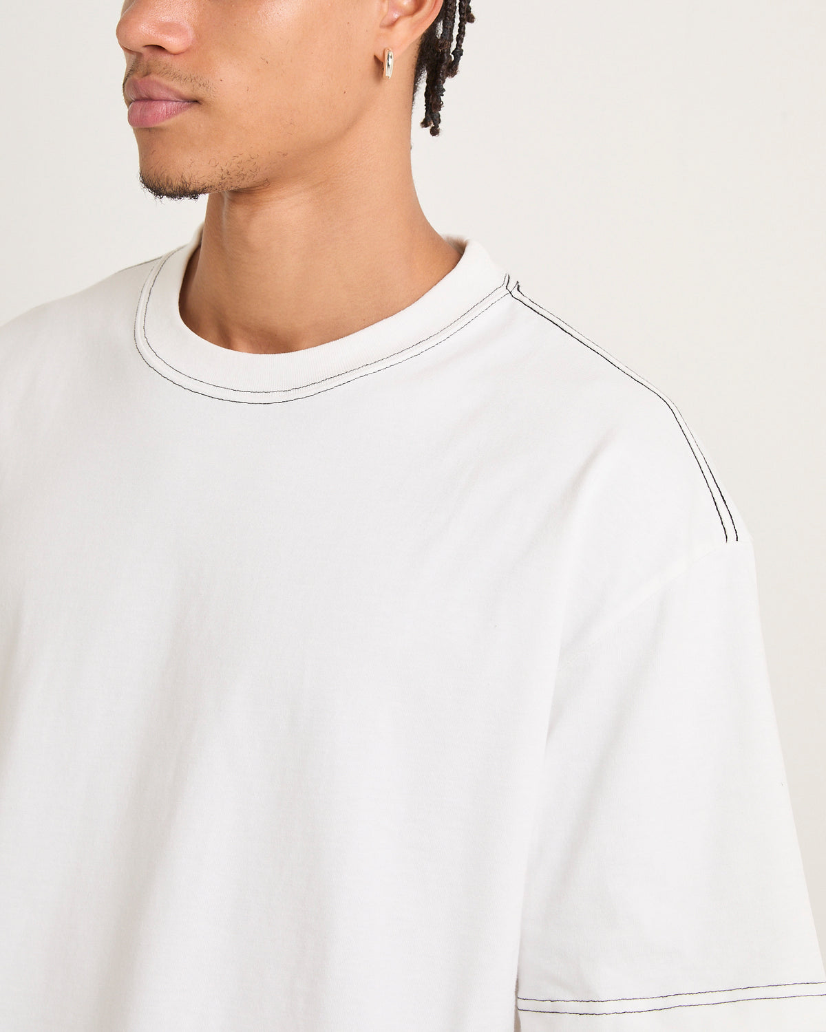 Aspect Crop T-Shirt WHITE