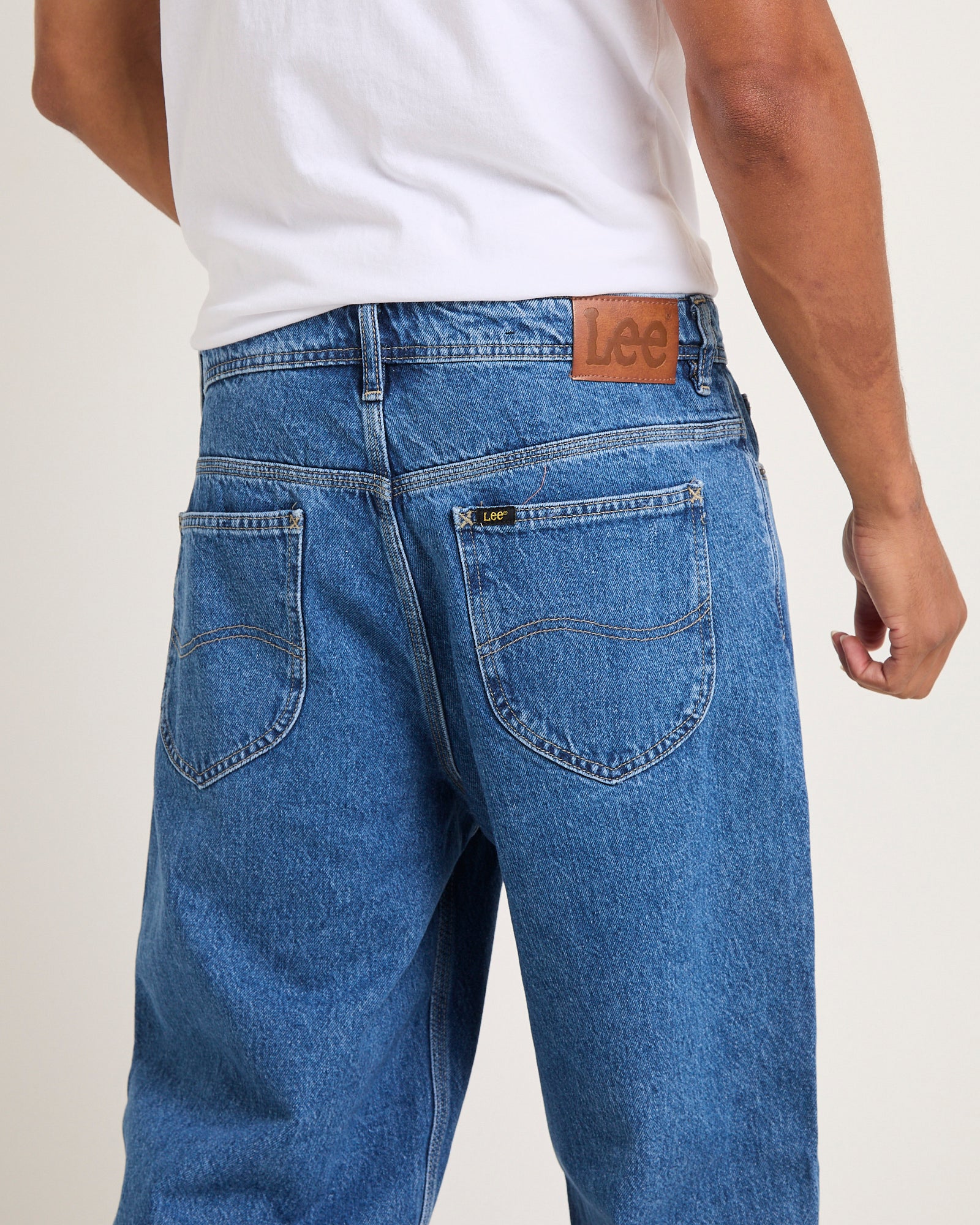 L-Four Baggy Denim Jeans Rooftop Blue – General Pants Co.